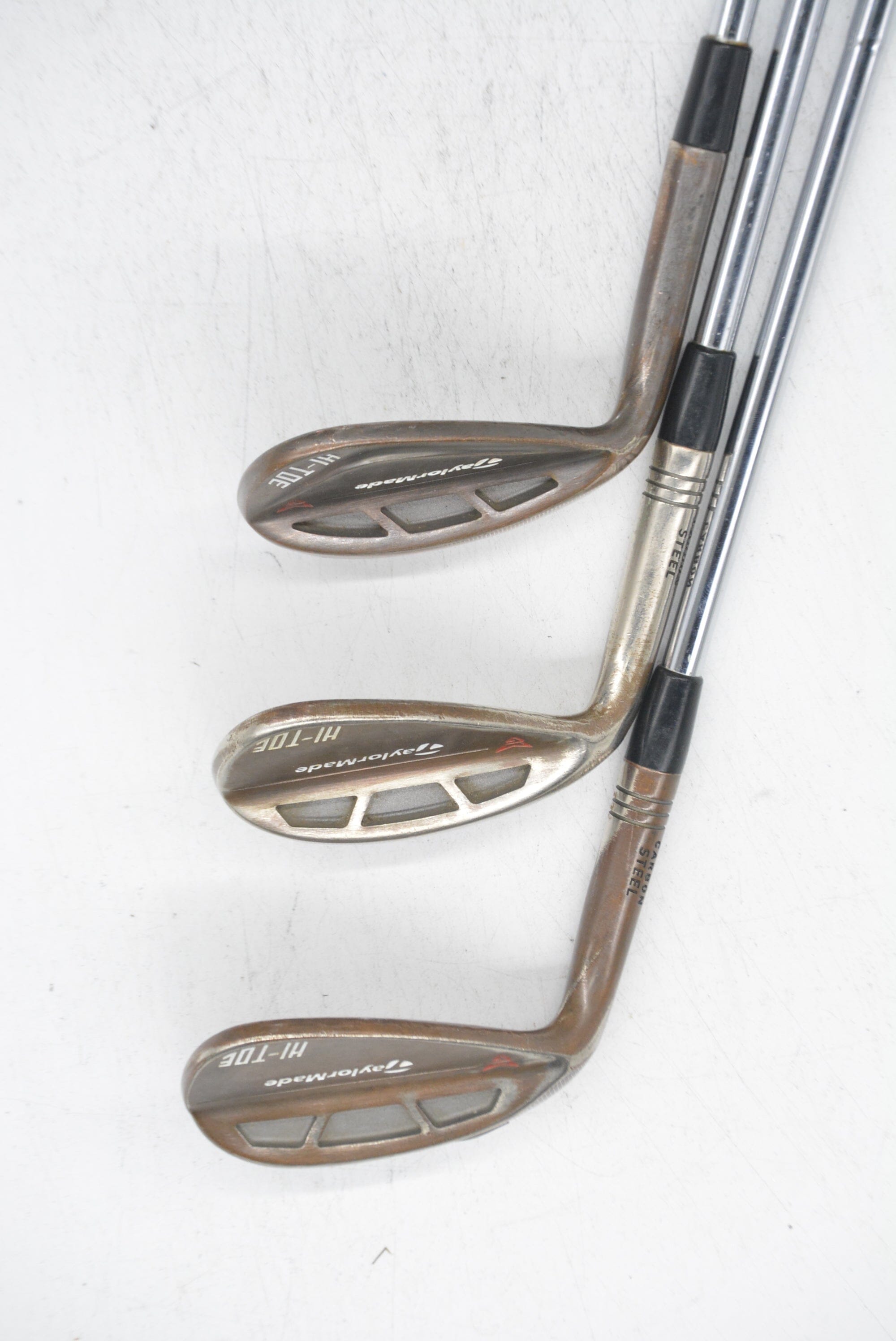 Lefty TaylorMade Hi-Toe 52, 56, 60 Degree Wedge Set S Flex Golf Clubs GolfRoots 