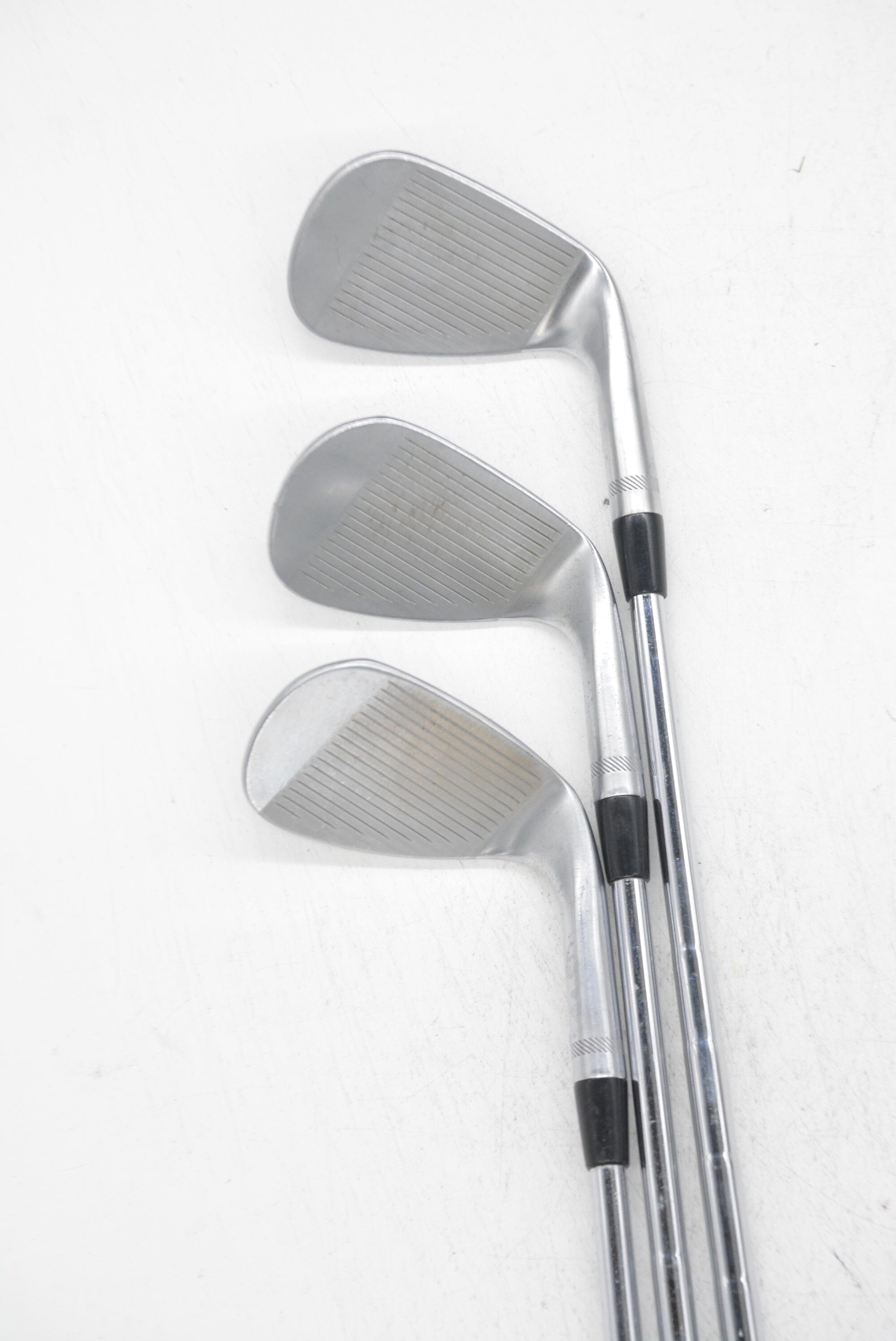 Lefty Titleist Vokey SM9 Tour Chrome 50, 54, 60 Degree Wedge Set S Flex Golf Clubs GolfRoots 