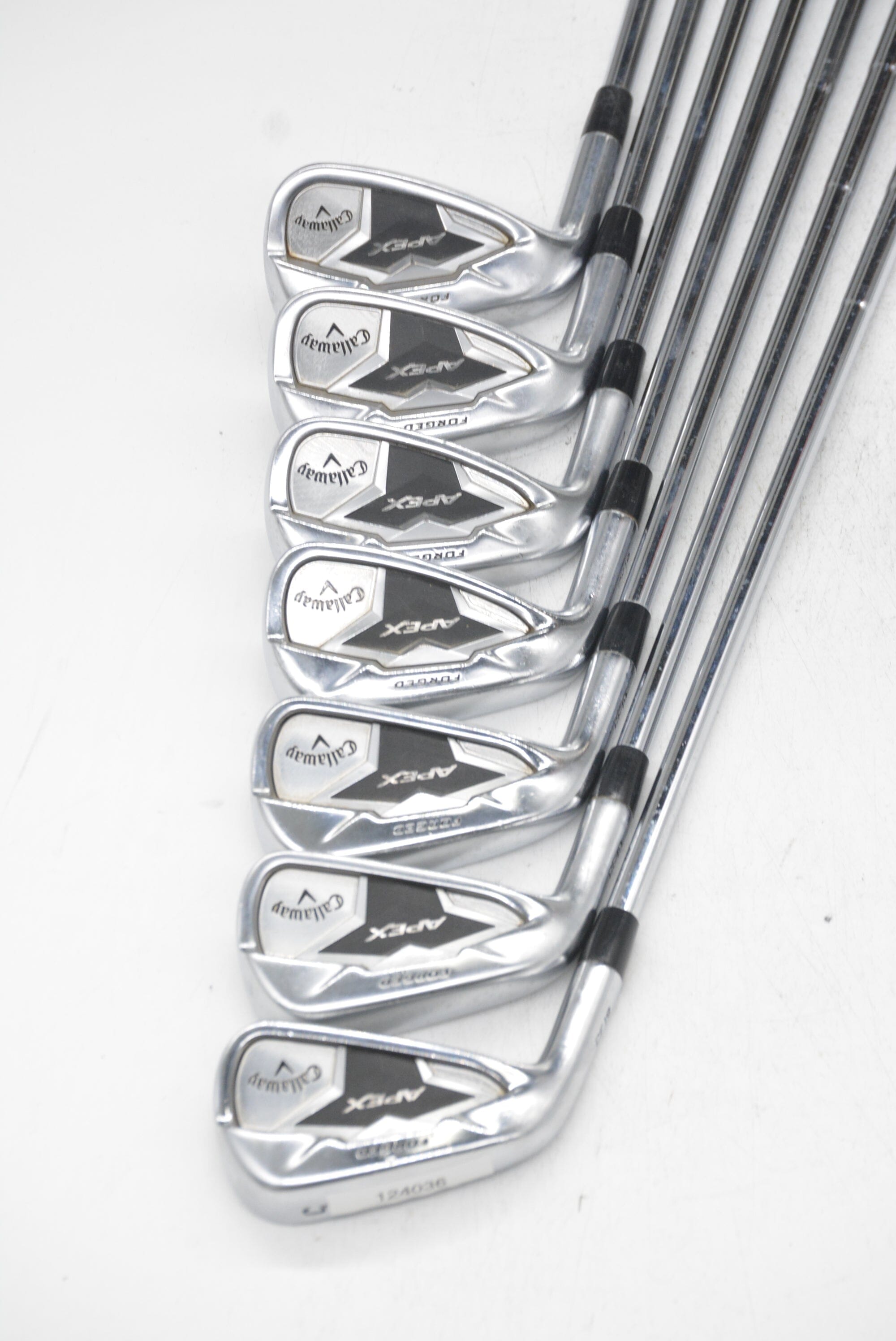 Lefty Callaway Apex 19 5-AW Iron Set S Flex +0.25" Golf Clubs GolfRoots 