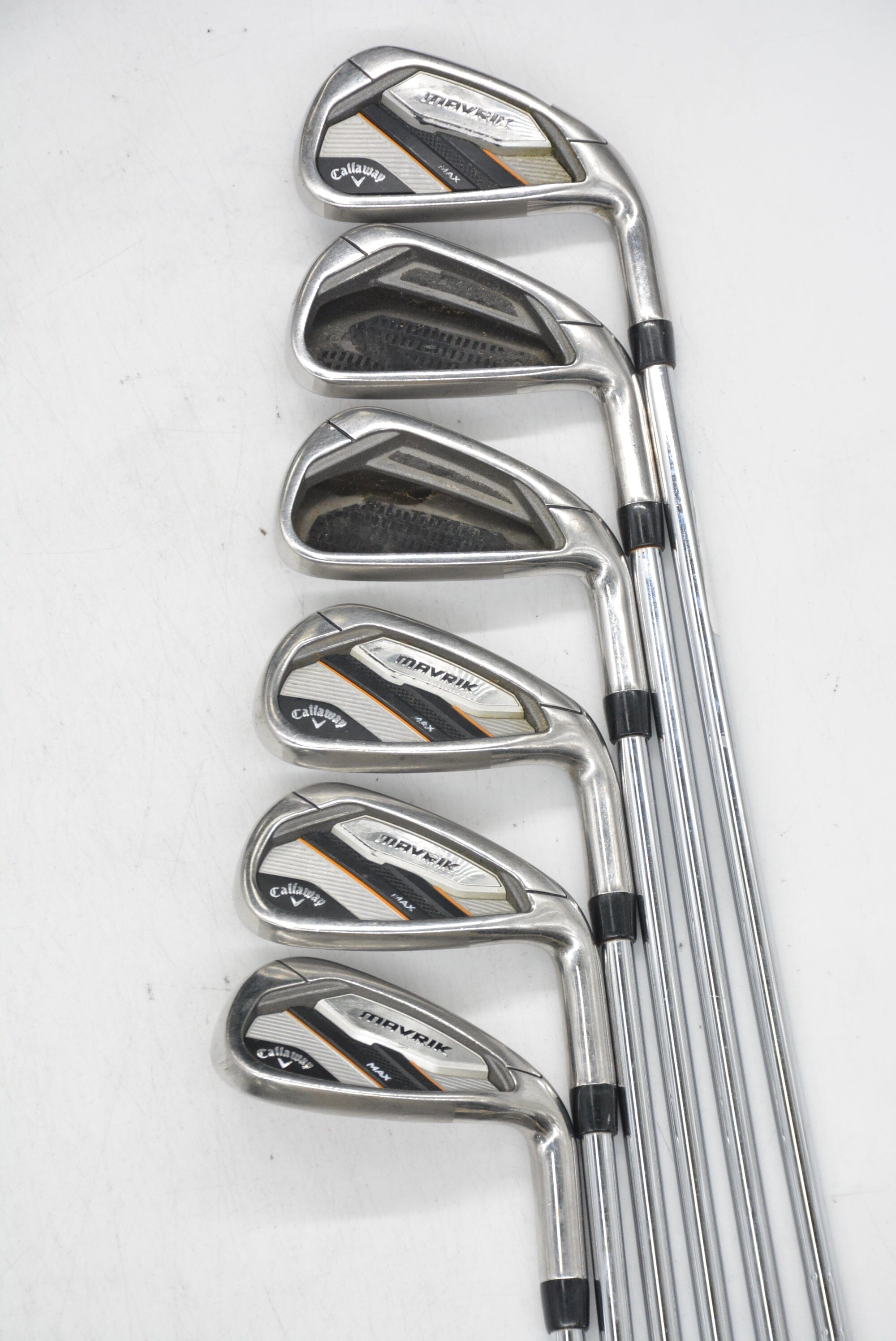 Callaway Mavrik Max 4-6, 8, 9, AW Iron Set R Flex +0.5" Golf Clubs GolfRoots 