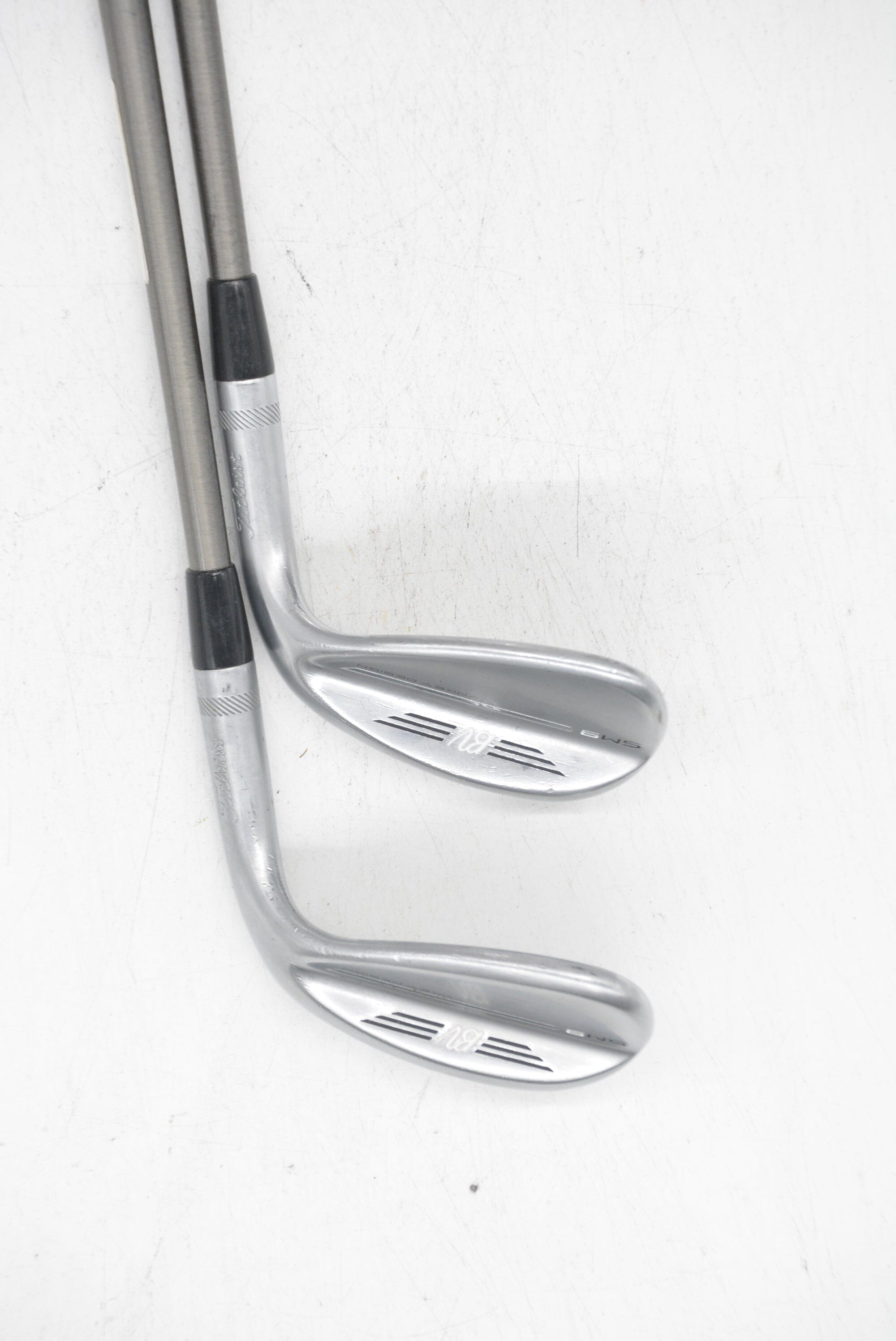 Titleist Vokey SM9 Brushed Steel 54 & 58 Degree Wedge Set R Flex Golf Clubs GolfRoots 