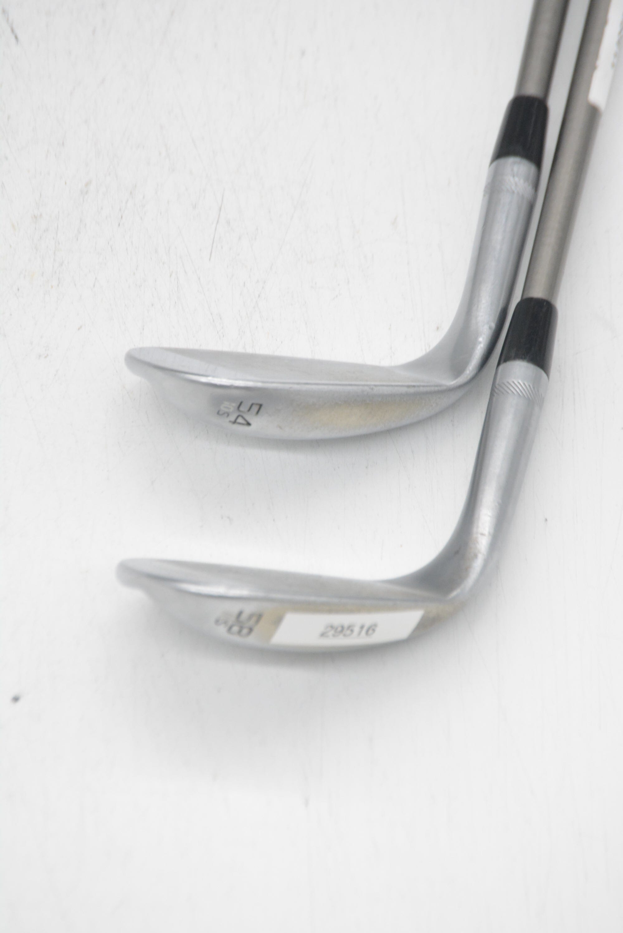 Titleist Vokey SM9 Brushed Steel 54 & 58 Degree Wedge Set R Flex Golf Clubs GolfRoots 