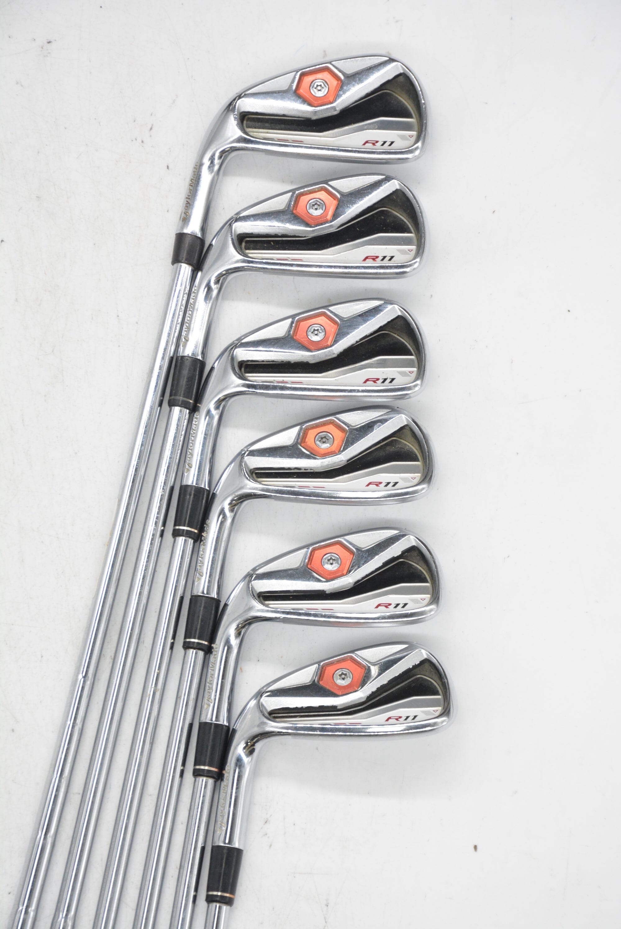 Lefty TaylorMade R11 5-PW Iron Set R Flex +0.25" Golf Clubs GolfRoots 