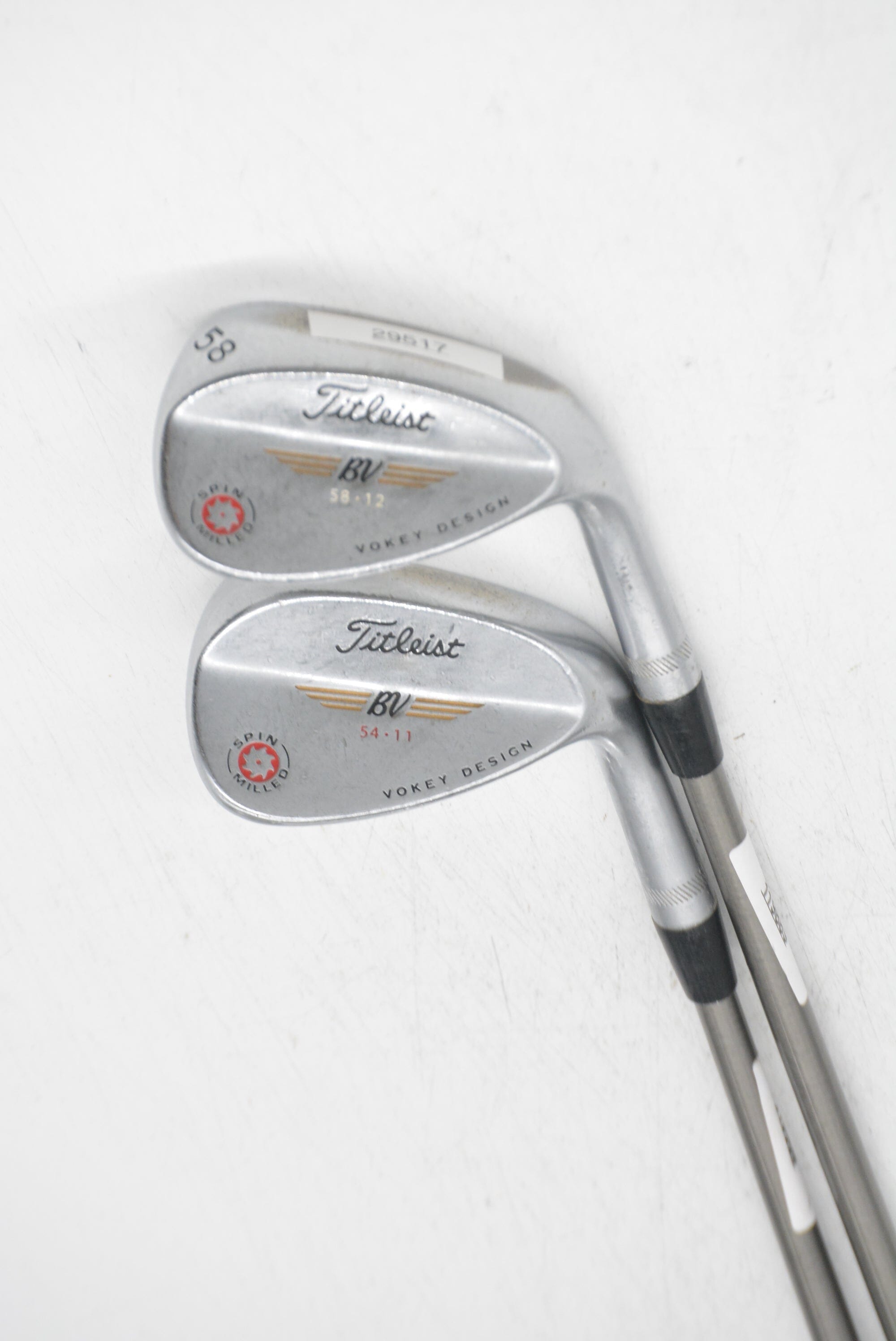 Titleist Vokey Spin Milled 54 & 58 Degree Wedge Set R Flex Golf Clubs GolfRoots 