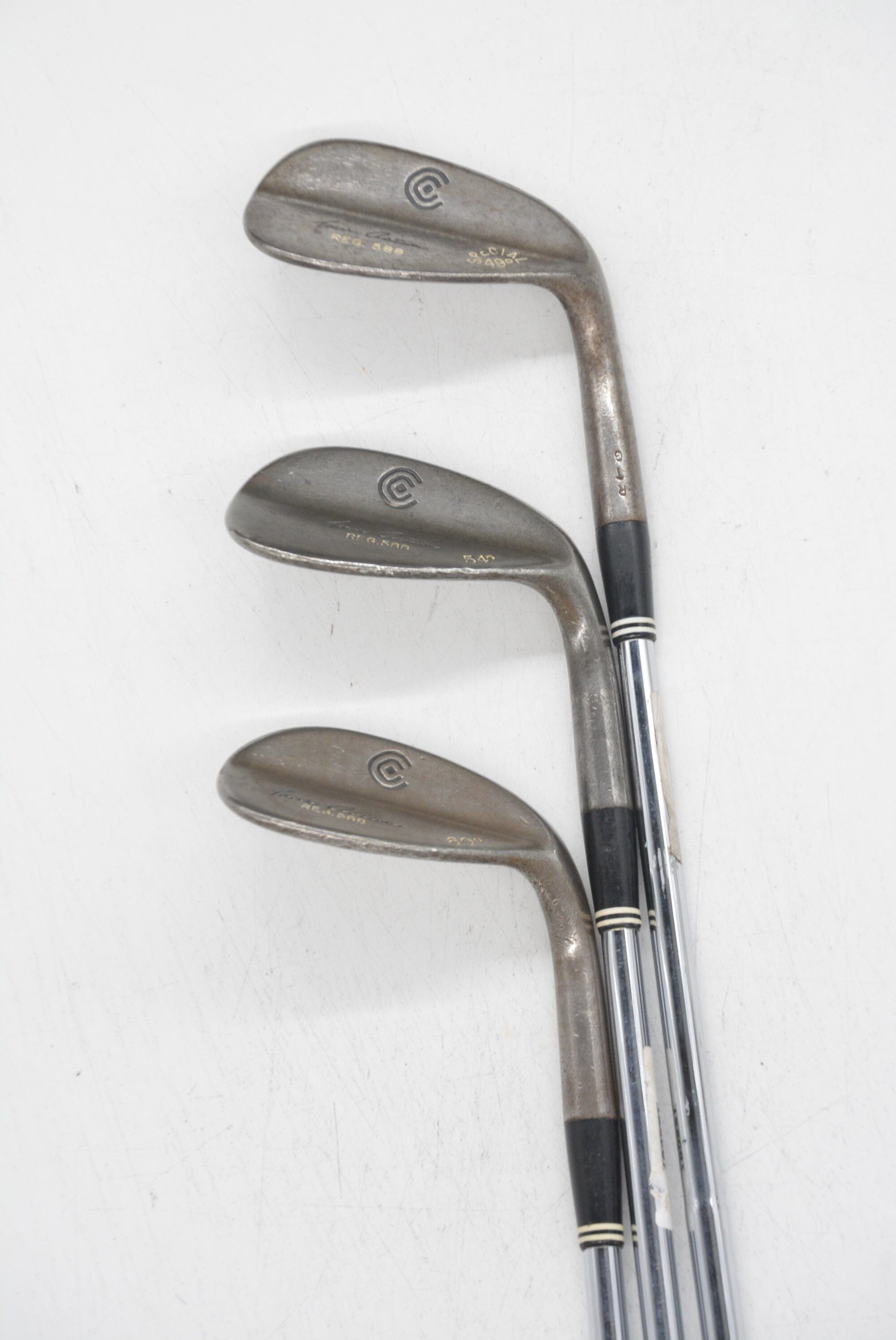 Cleveland 588 Tour Action 49, 54, 60 Degree Wedge Set S Flex Golf Clubs GolfRoots 