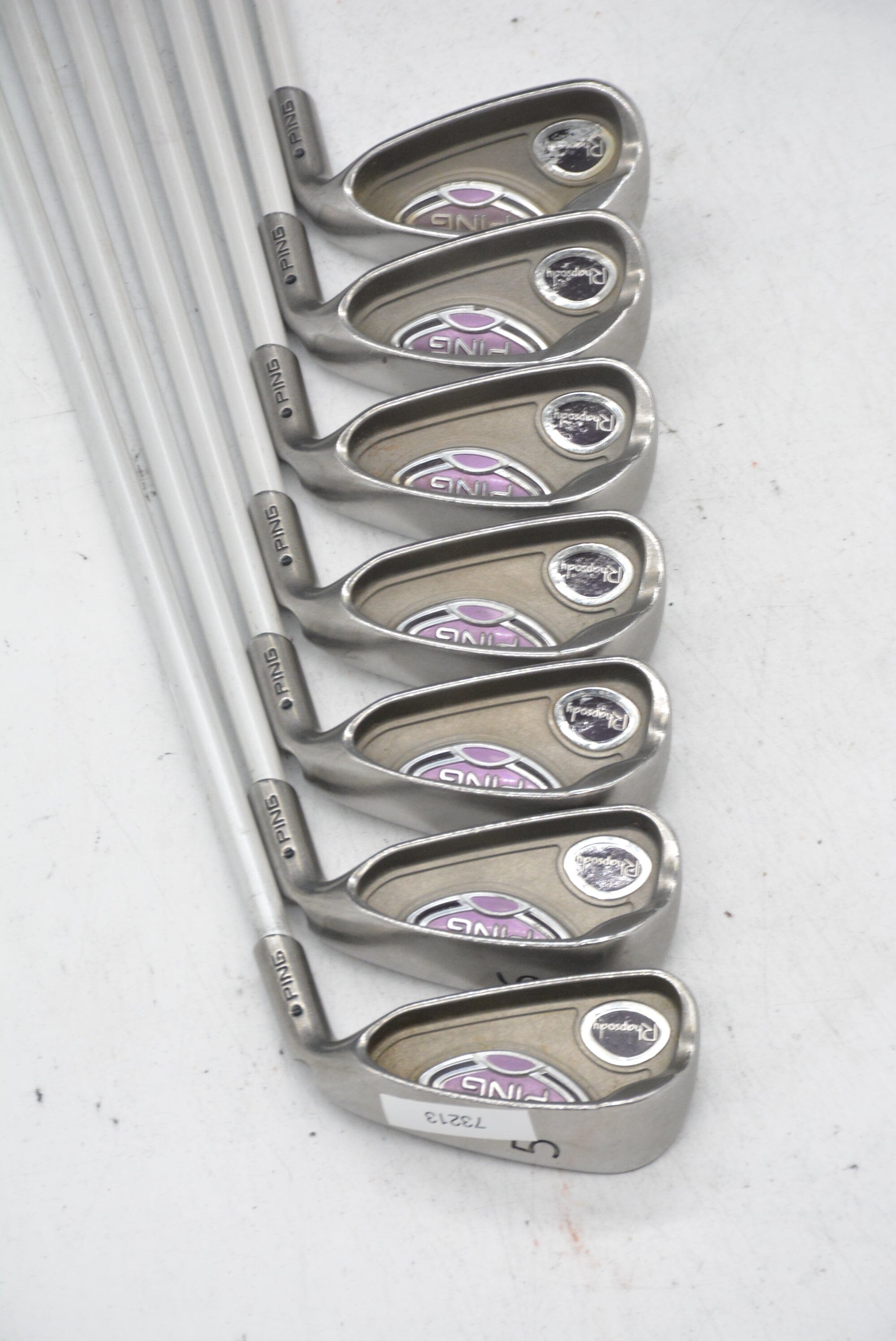 Women's Ping Rhapsody 5-UW Iron Set W Flex -0.25" Golf Clubs GolfRoots 