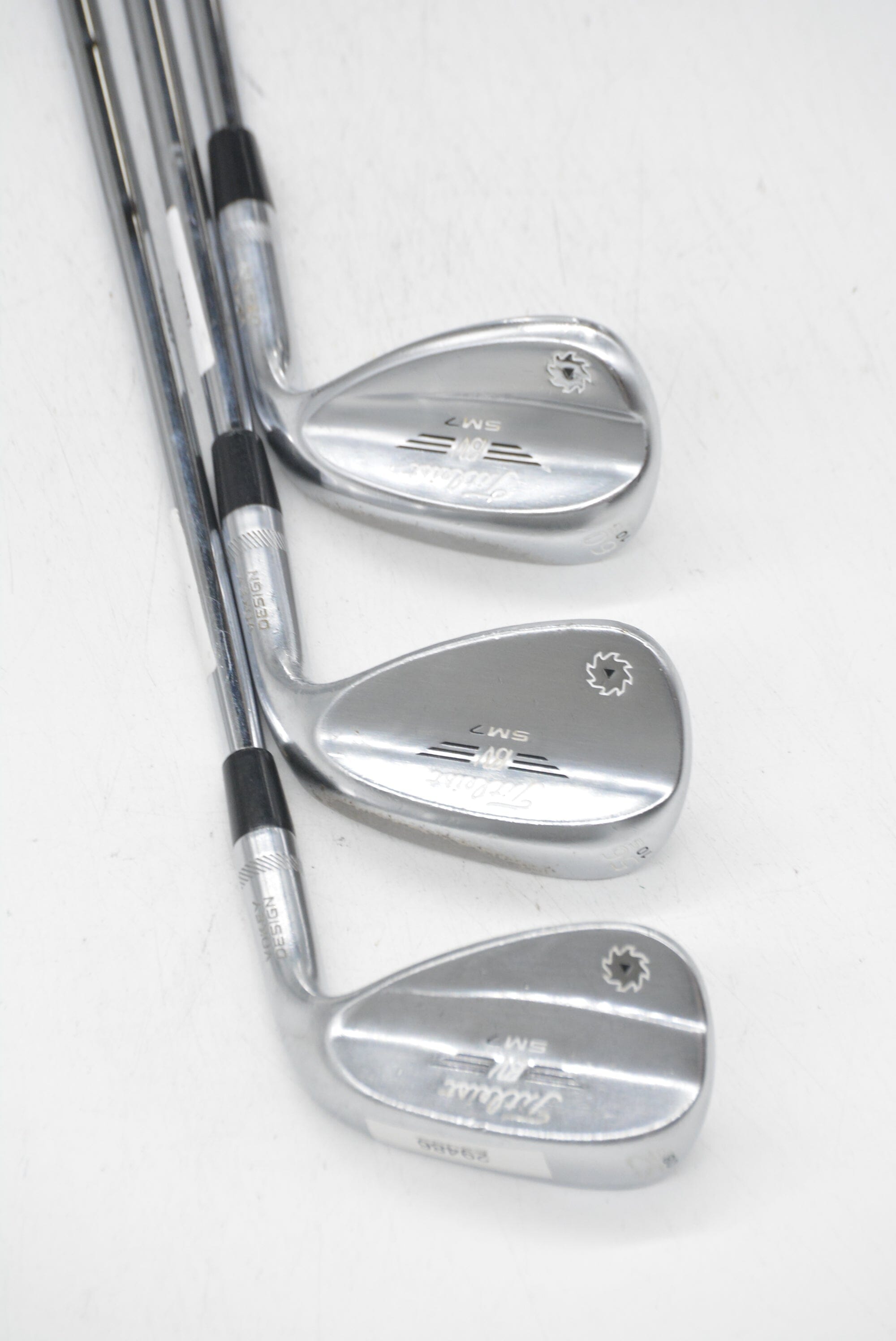 Titleist Vokey SM7 Tour Chrome 52, 56, 60 Degree Wedge Set Wedge Flex Golf Clubs GolfRoots 