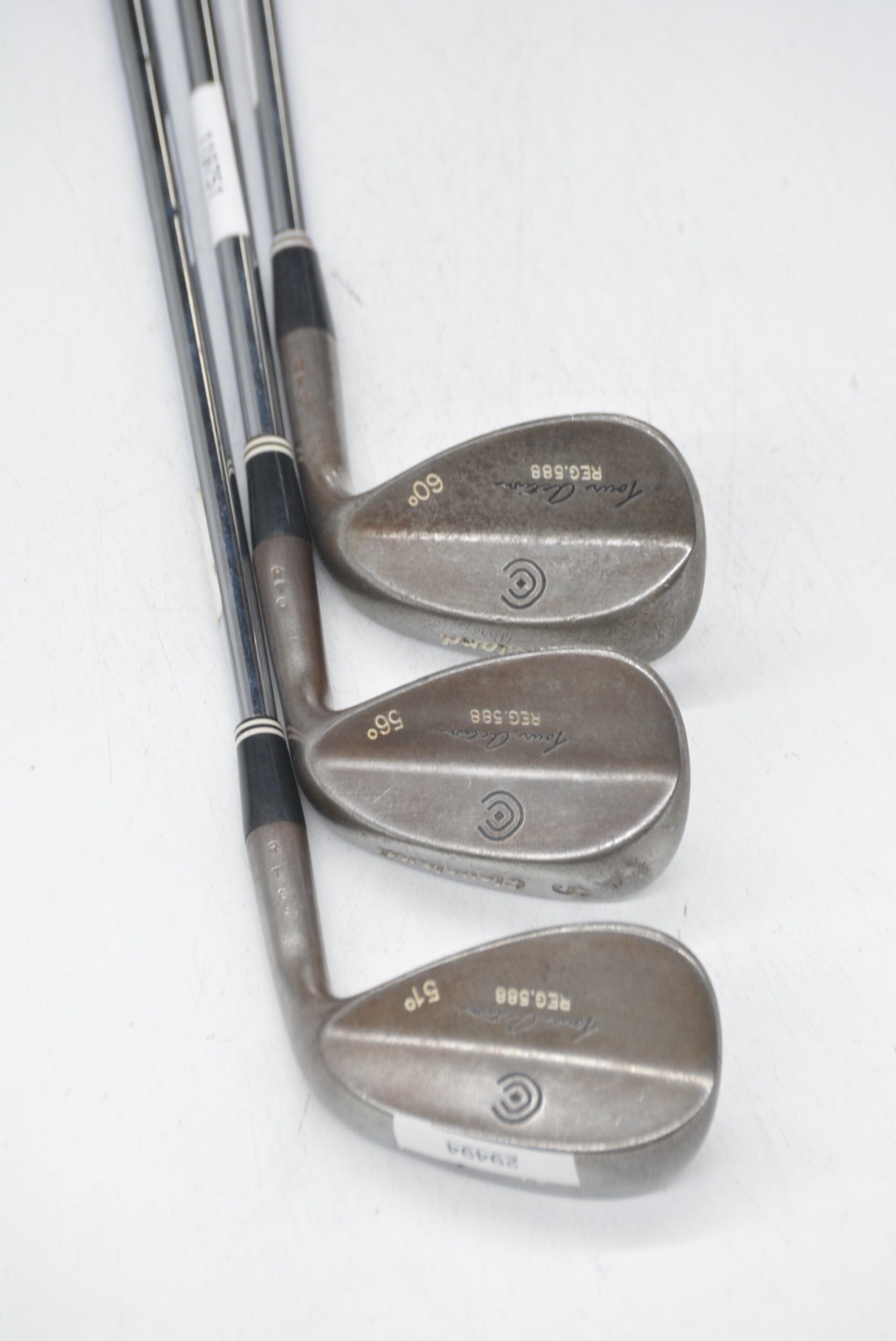 Cleveland 588 Tour Action 51, 56, 60 Degree Wedge Set S Flex Golf Clubs GolfRoots 