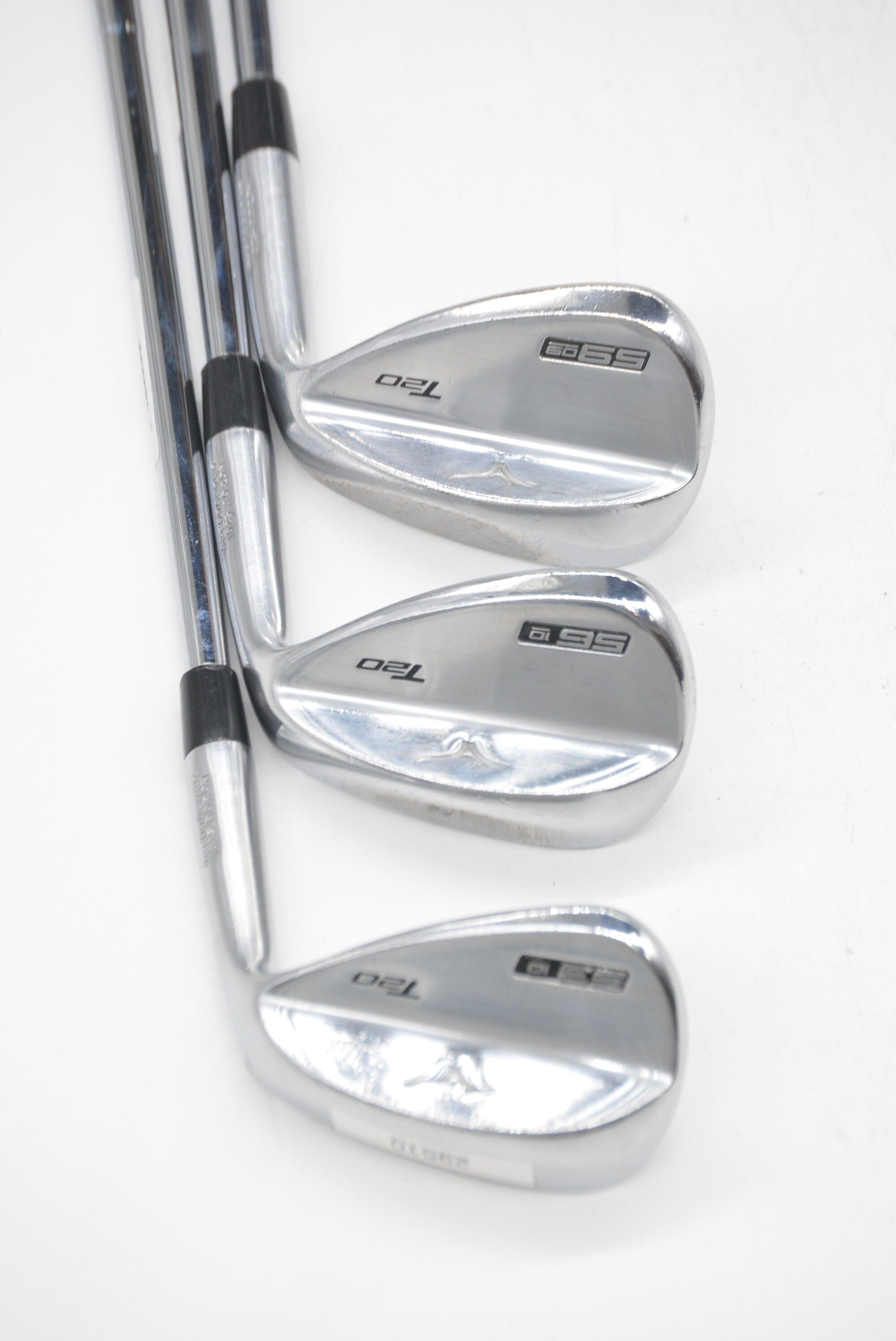Mizuno T20 Satin Chrome 53, 56, 59 Degree Wedge Set S Flex Golf Clubs GolfRoots 