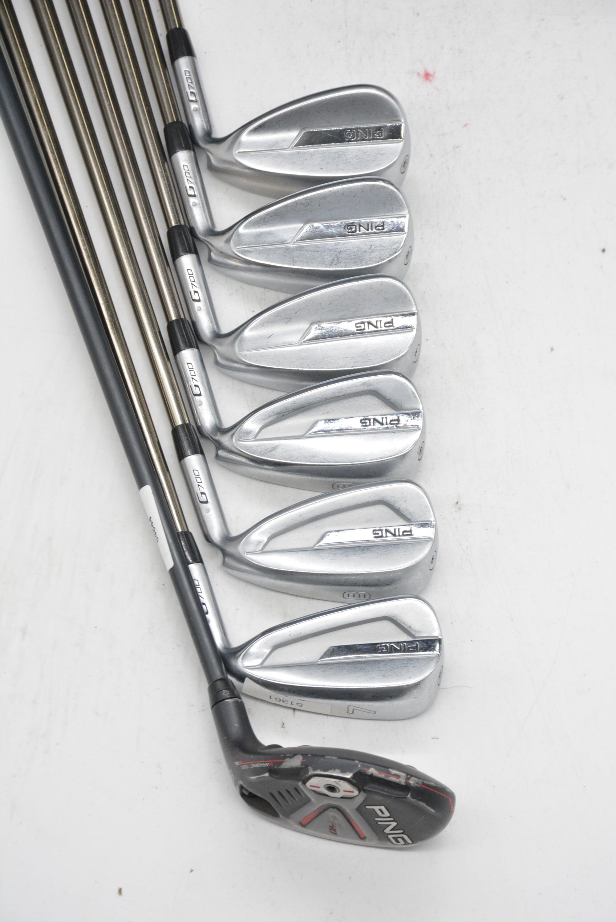 Ping G700 6H, 7-SW Iron Set R Flex -0.25" Golf Clubs GolfRoots 