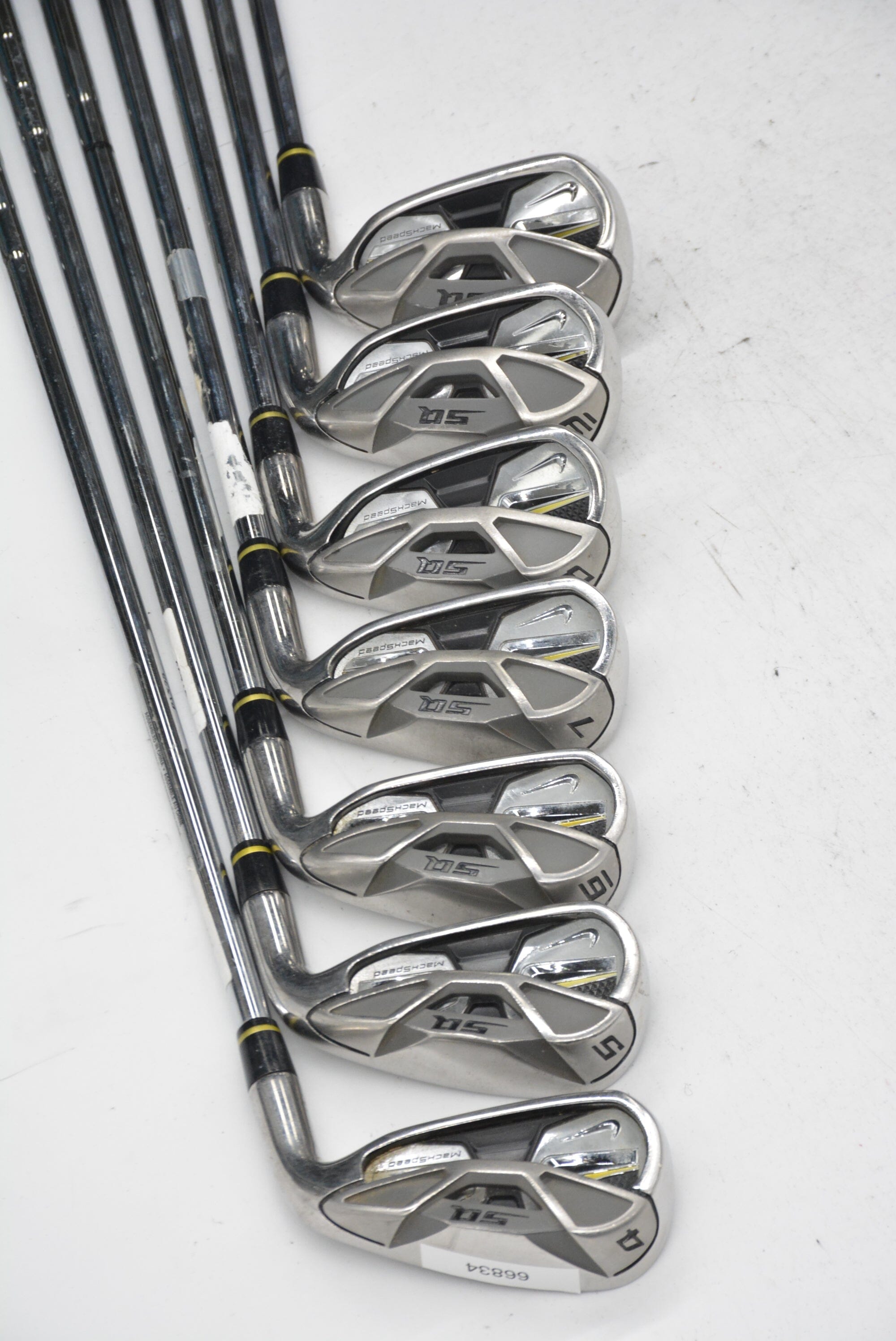 Nike SQ Machspeed 4-9, AW Iron Set R Flex Std Length Golf Clubs GolfRoots 