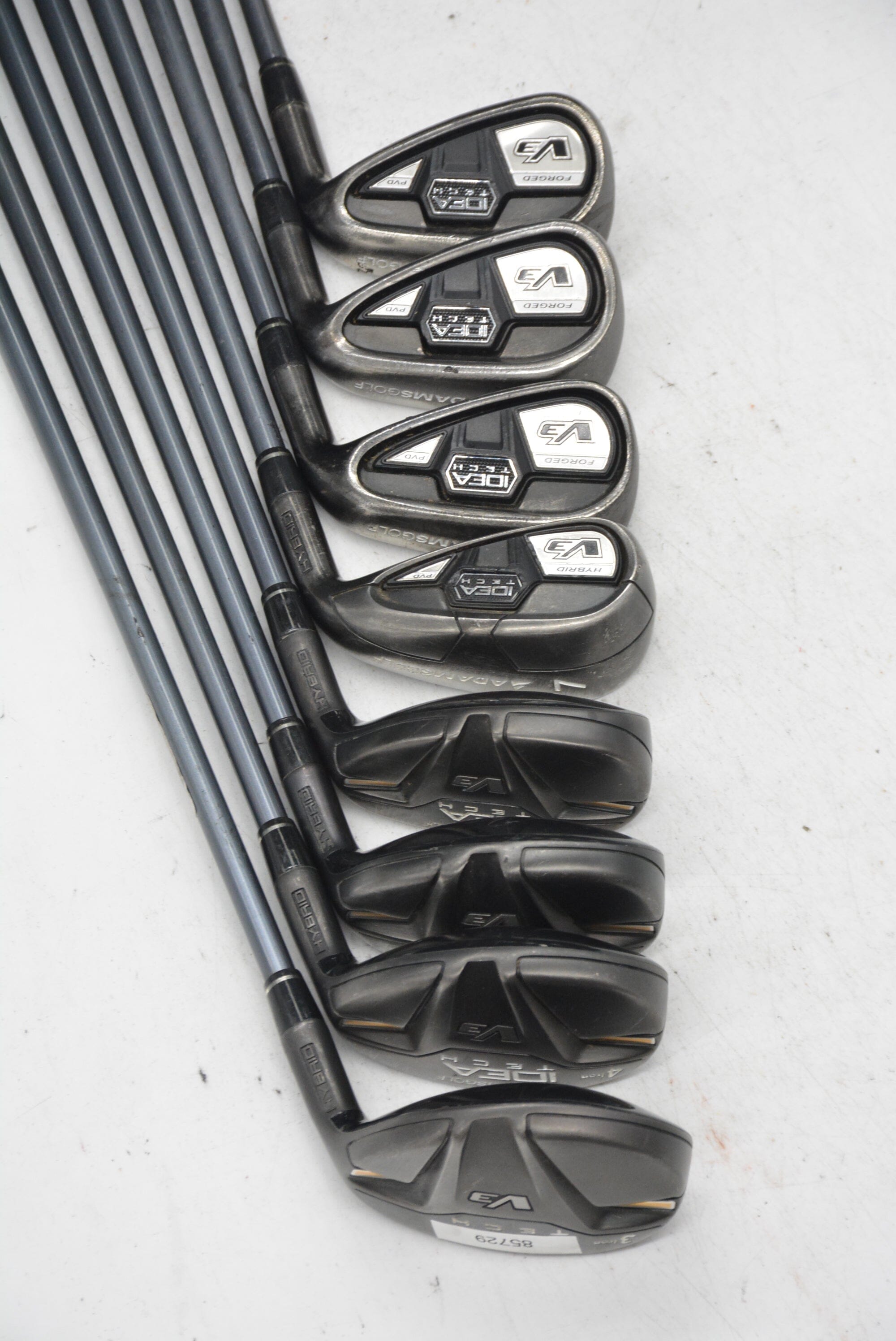 Adams Idea Tech V3 Forged Hybrid 3-PW Iron Set R Flex +0.75" Golf Clubs GolfRoots 