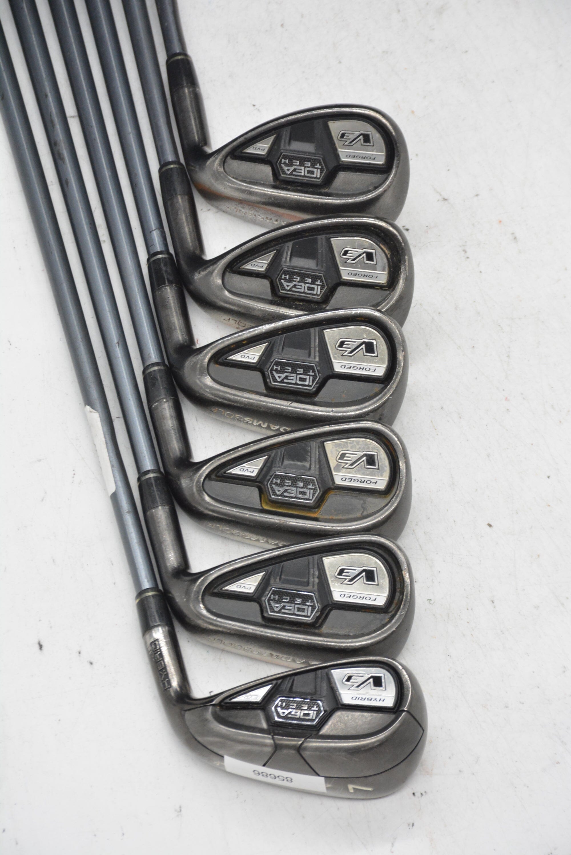 Adams Idea Tech V3 Forged Hybrid 7-PW, SW, LW Iron Set R Flex +0.5" Golf Clubs GolfRoots 