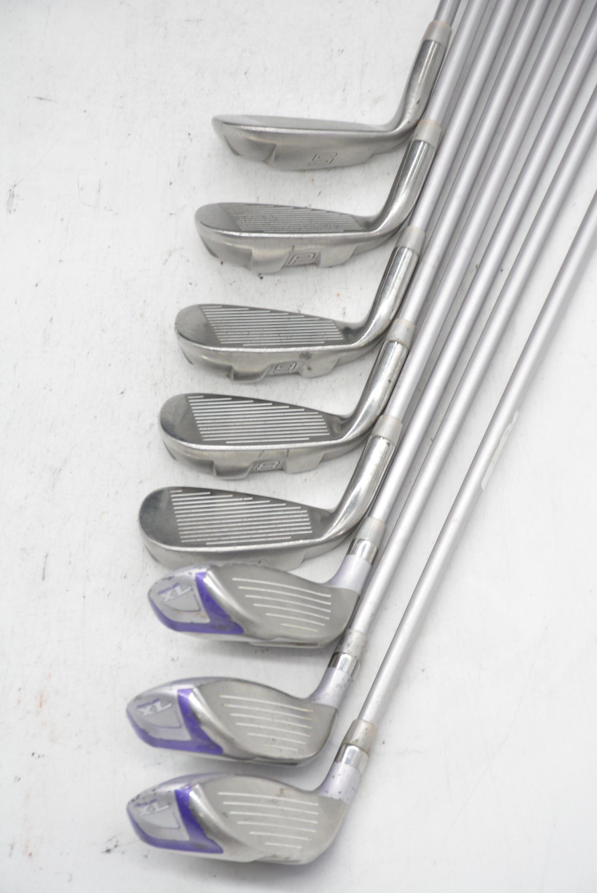 Women's Cobra Baffler XL Combo 4-PW, SW Iron Set W Flex -0.25" Golf Clubs GolfRoots 