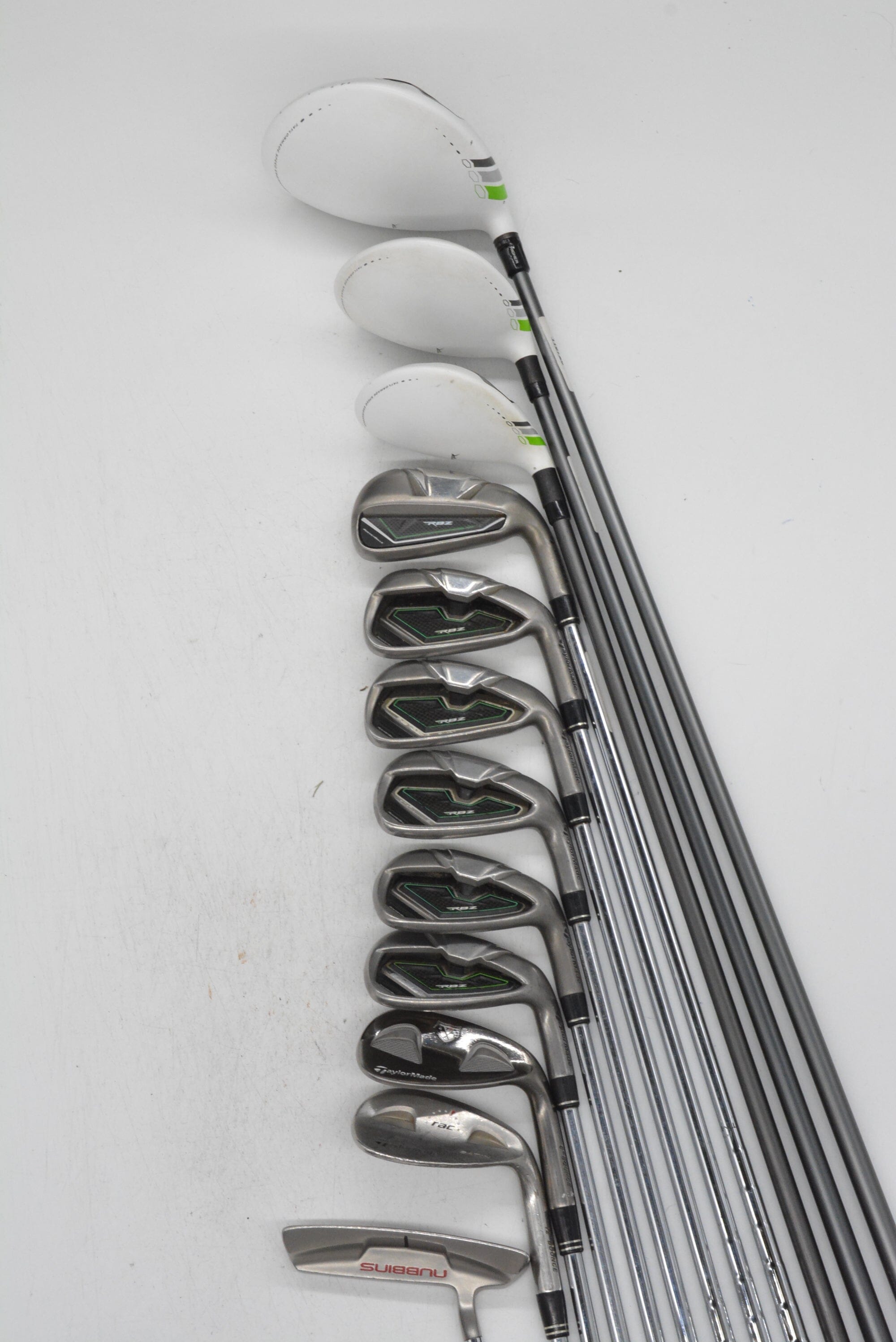 TaylorMade Rocketballz Mixed Full Set R Flex +0.25" Golf Clubs GolfRoots 