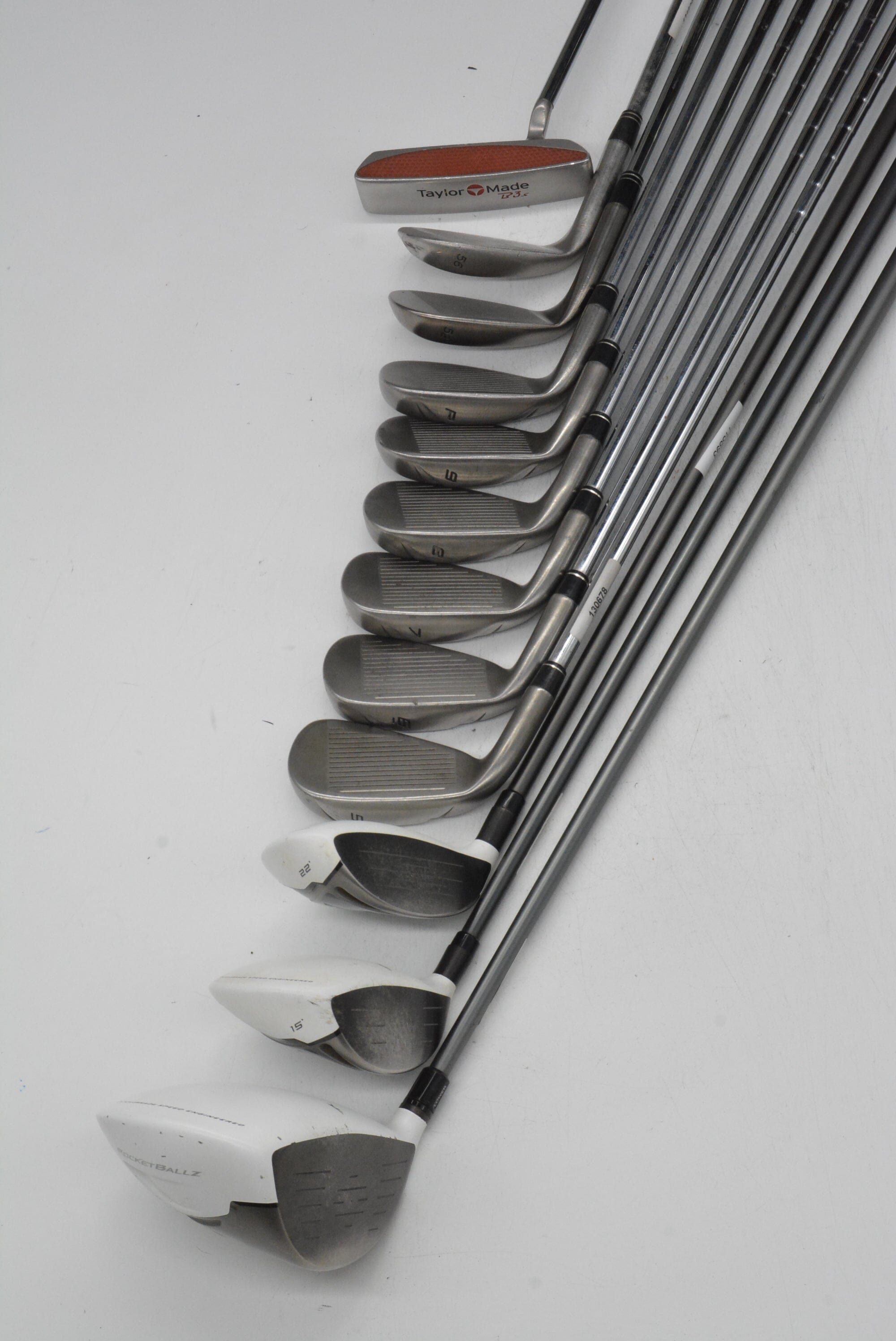 TaylorMade Rocketballz Mixed Full Set R Flex +0.25" Golf Clubs GolfRoots 