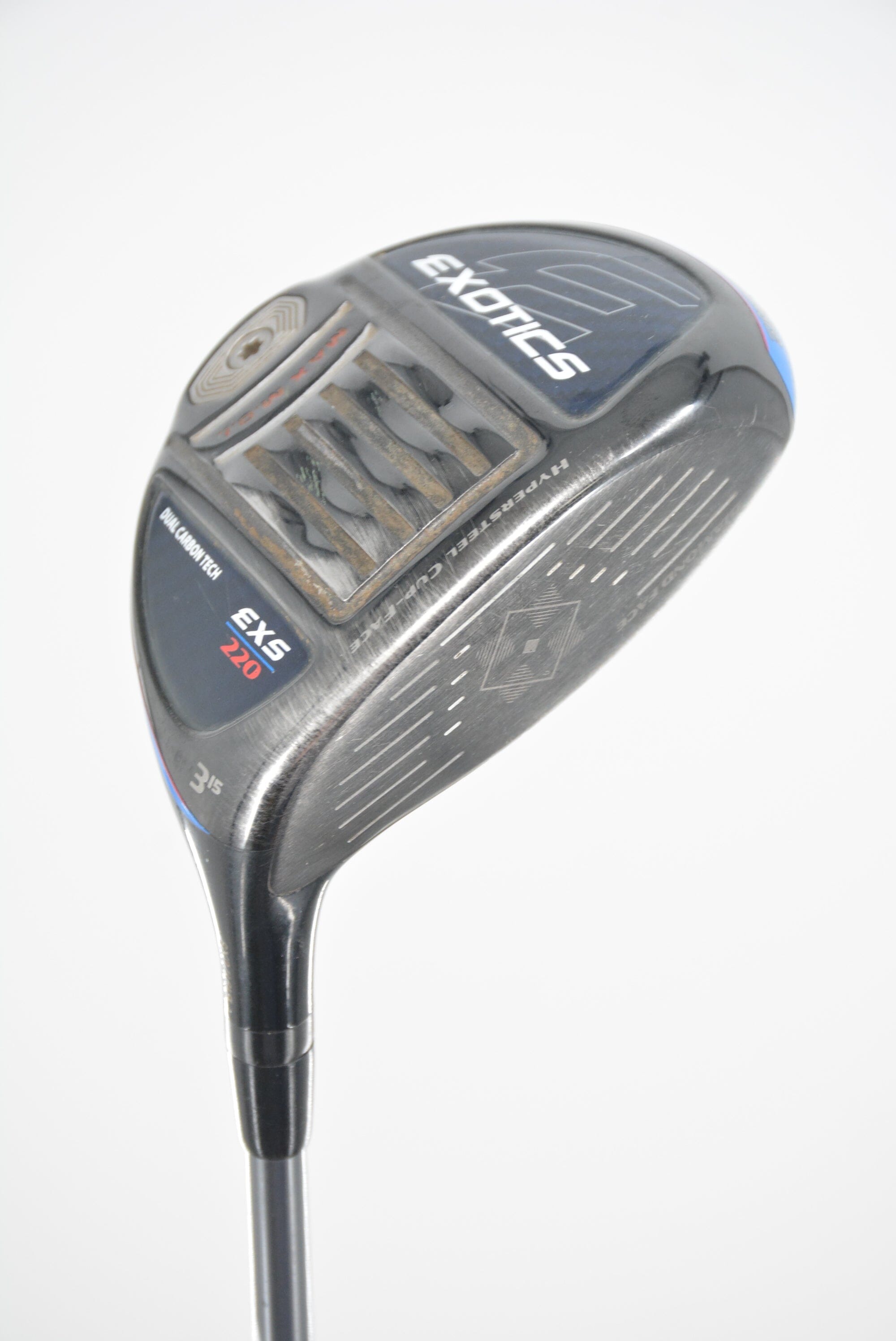 Tour Edge Exotics EXS 220 3 Wood R Flex 43" Golf Clubs GolfRoots 