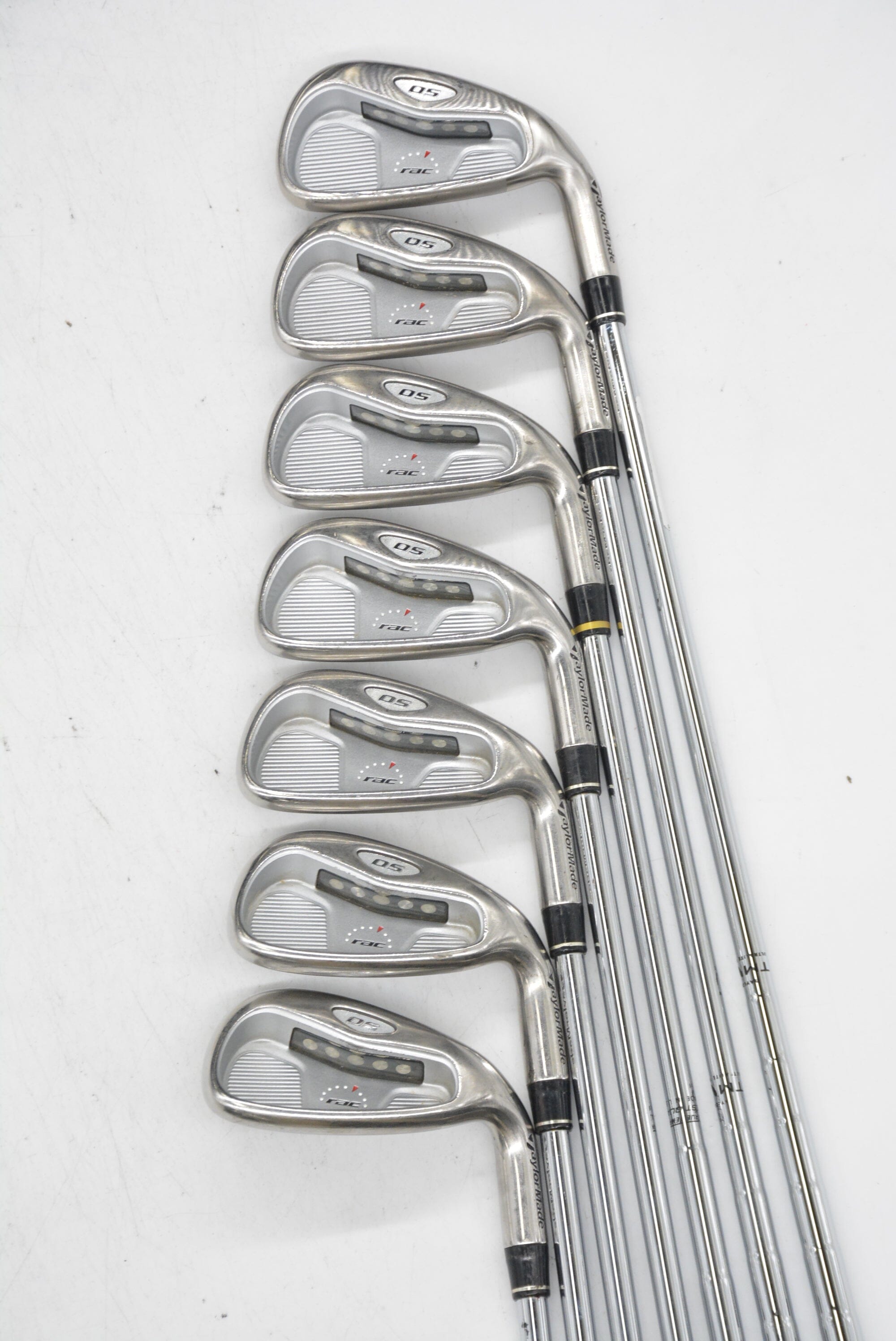 TaylorMade Rac OS 3-9 Iron Set S Flex Std Length Golf Clubs GolfRoots 