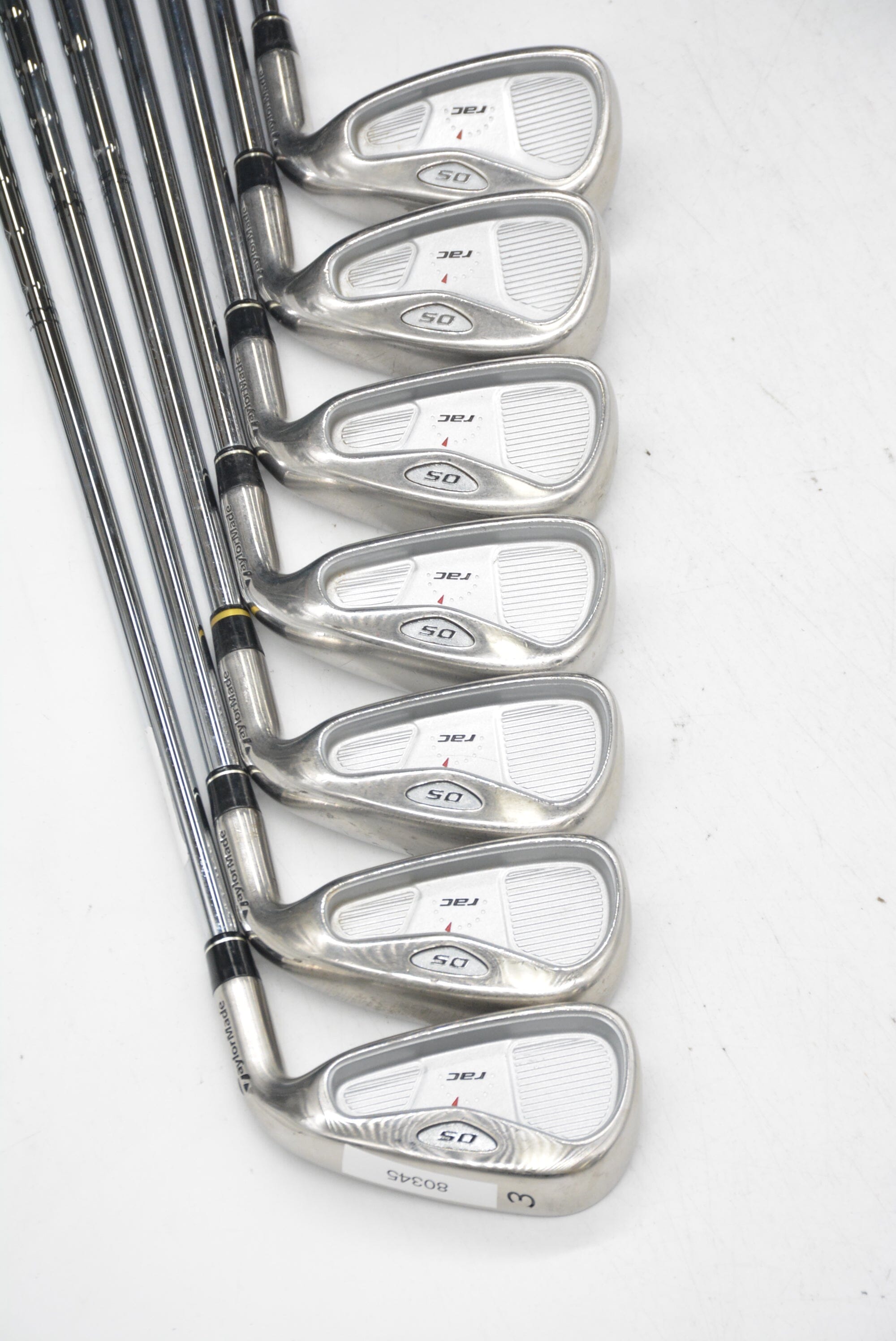 TaylorMade Rac OS 3-9 Iron Set S Flex Std Length Golf Clubs GolfRoots 