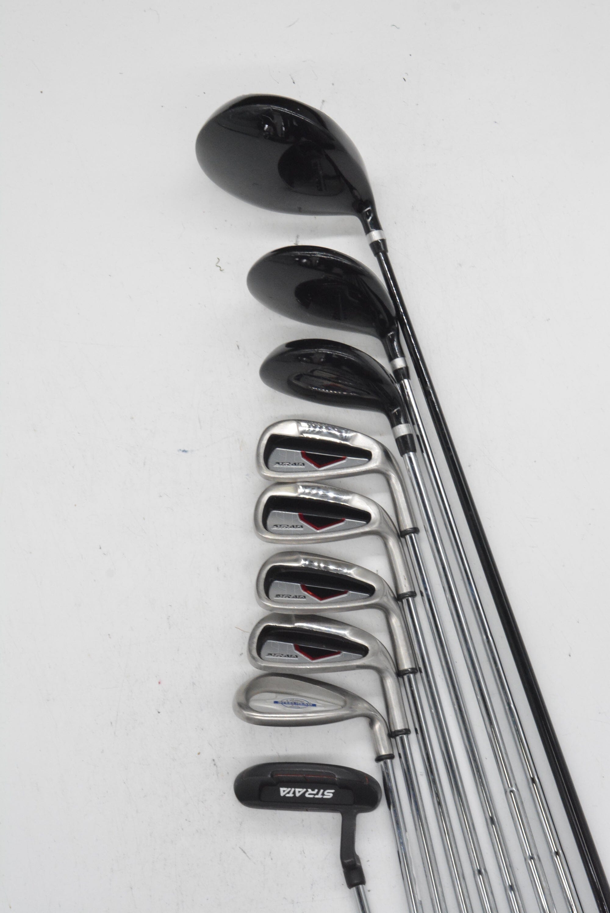 Strata Steel Mixed Full Set R Flex -0.25" Golf Clubs GolfRoots 