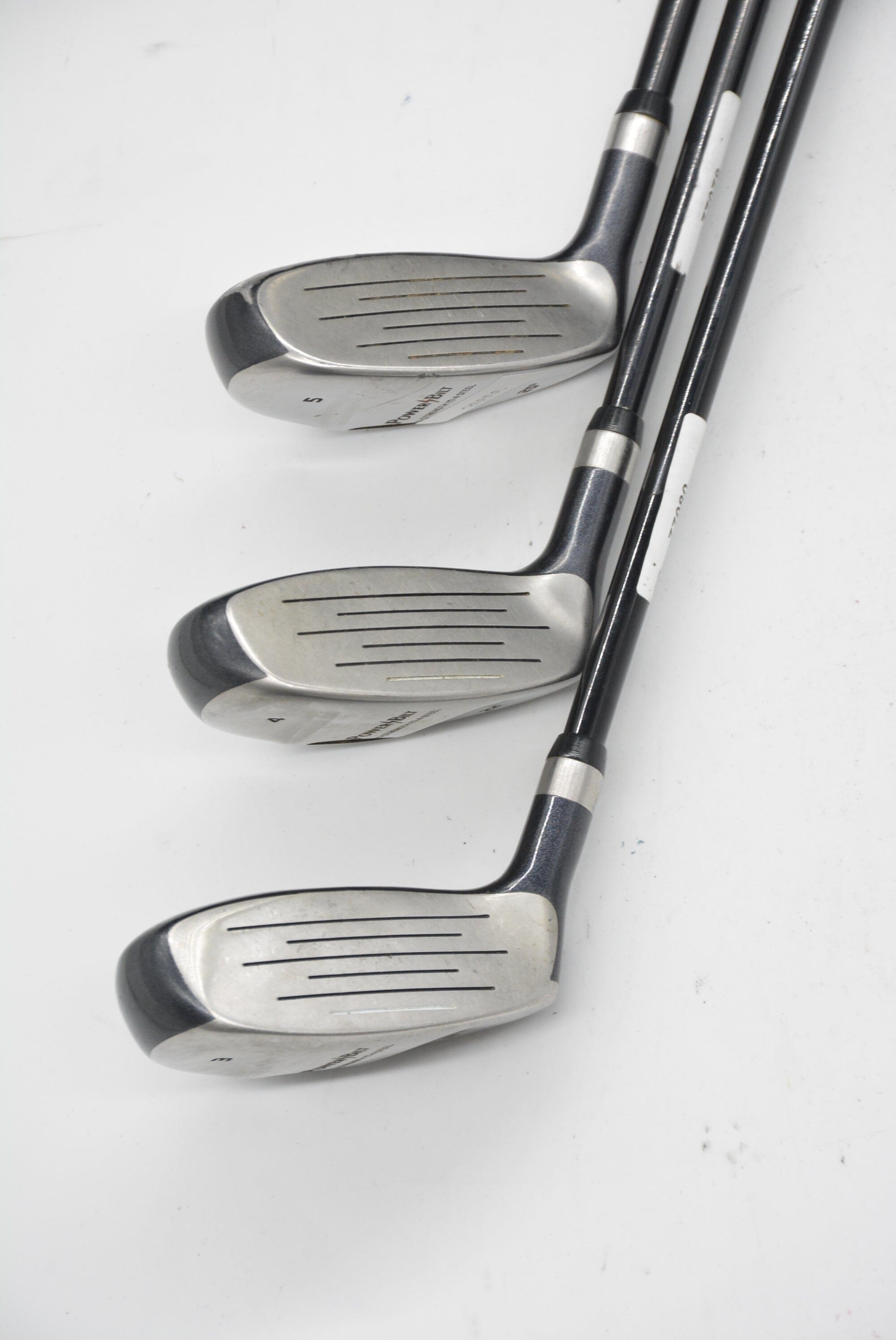 PowerBilt Dynasty II 3H, 4H, 5H Hybrid Set R Flex Golf Clubs GolfRoots 