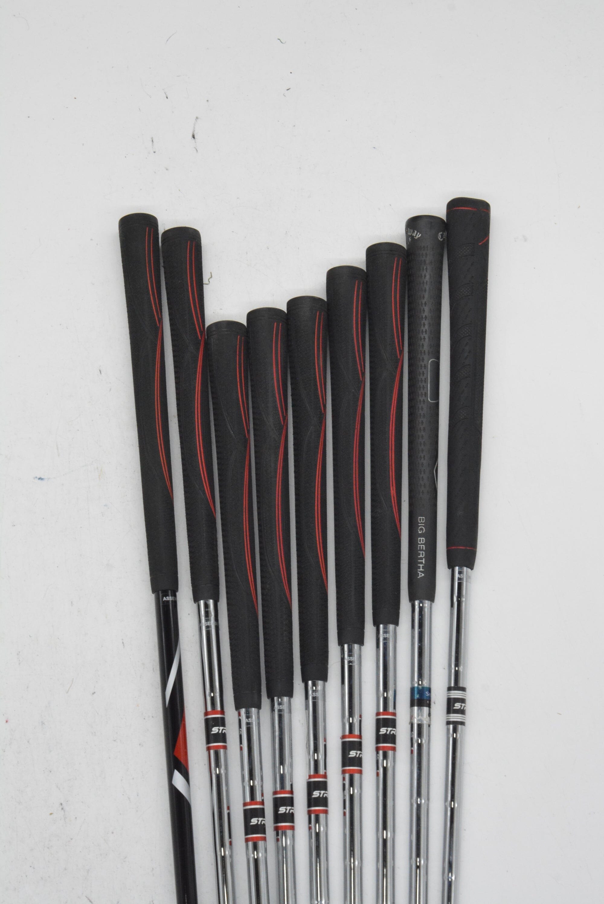 Strata Steel Mixed Full Set R Flex -0.25" Golf Clubs GolfRoots 