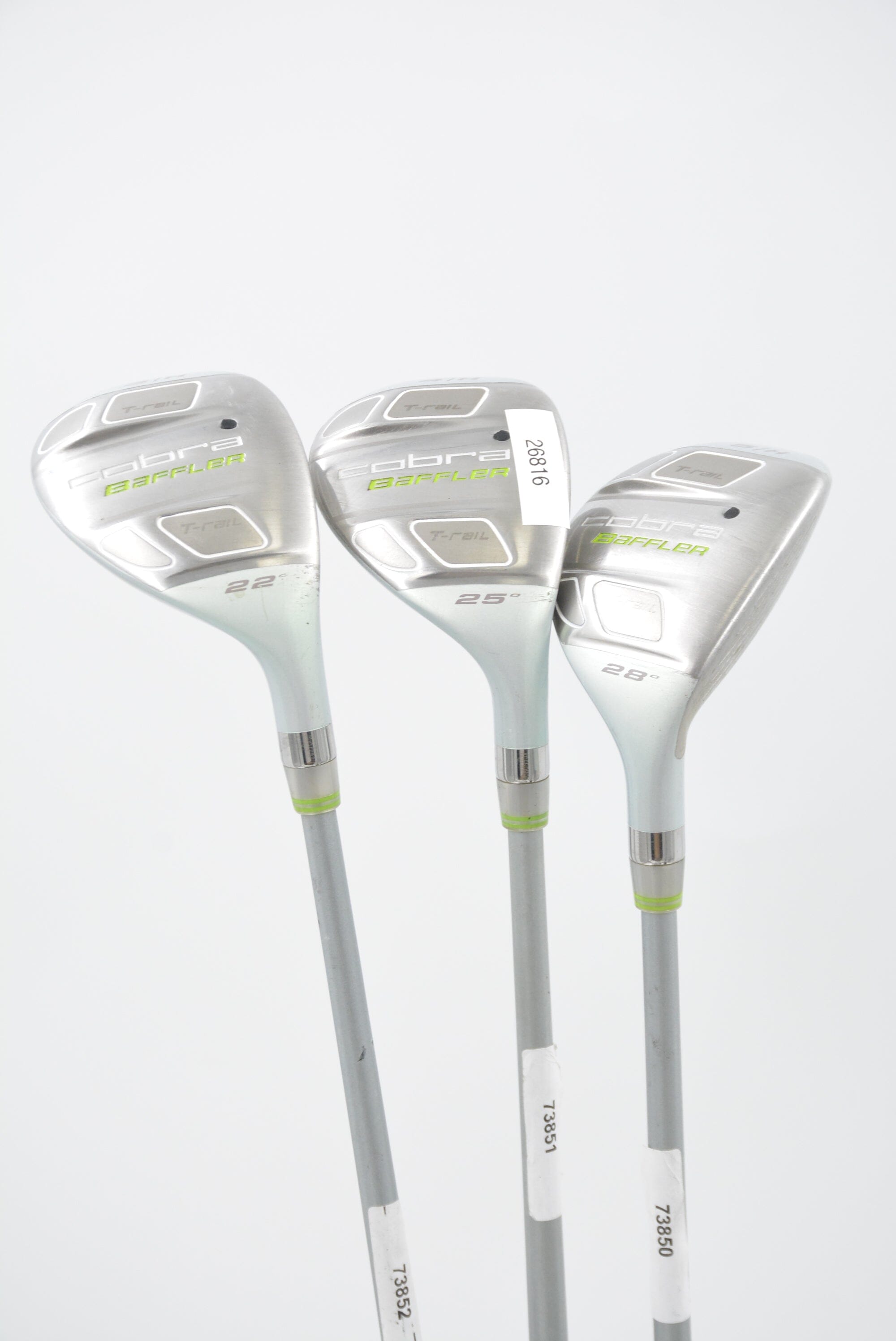 Women's Cobra Baffler T-Rail 3H, 4H, 5H Hybrid Set W Flex Golf Clubs GolfRoots 