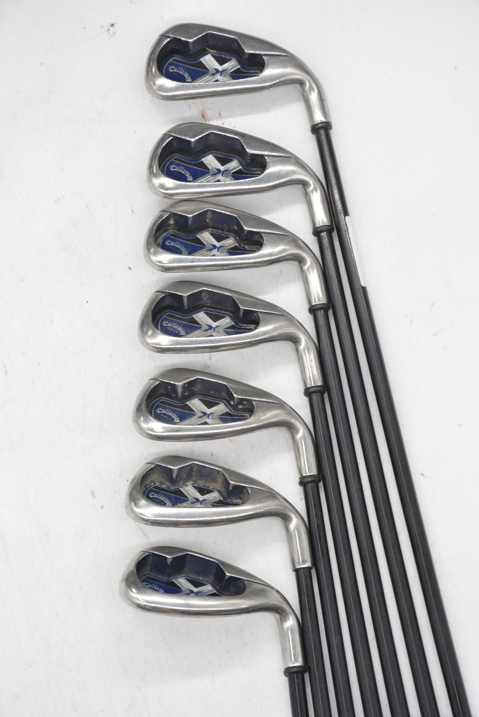 Callaway X-18 4, 5, 7-AW Iron Set S Flex -0.5" Golf Clubs GolfRoots 