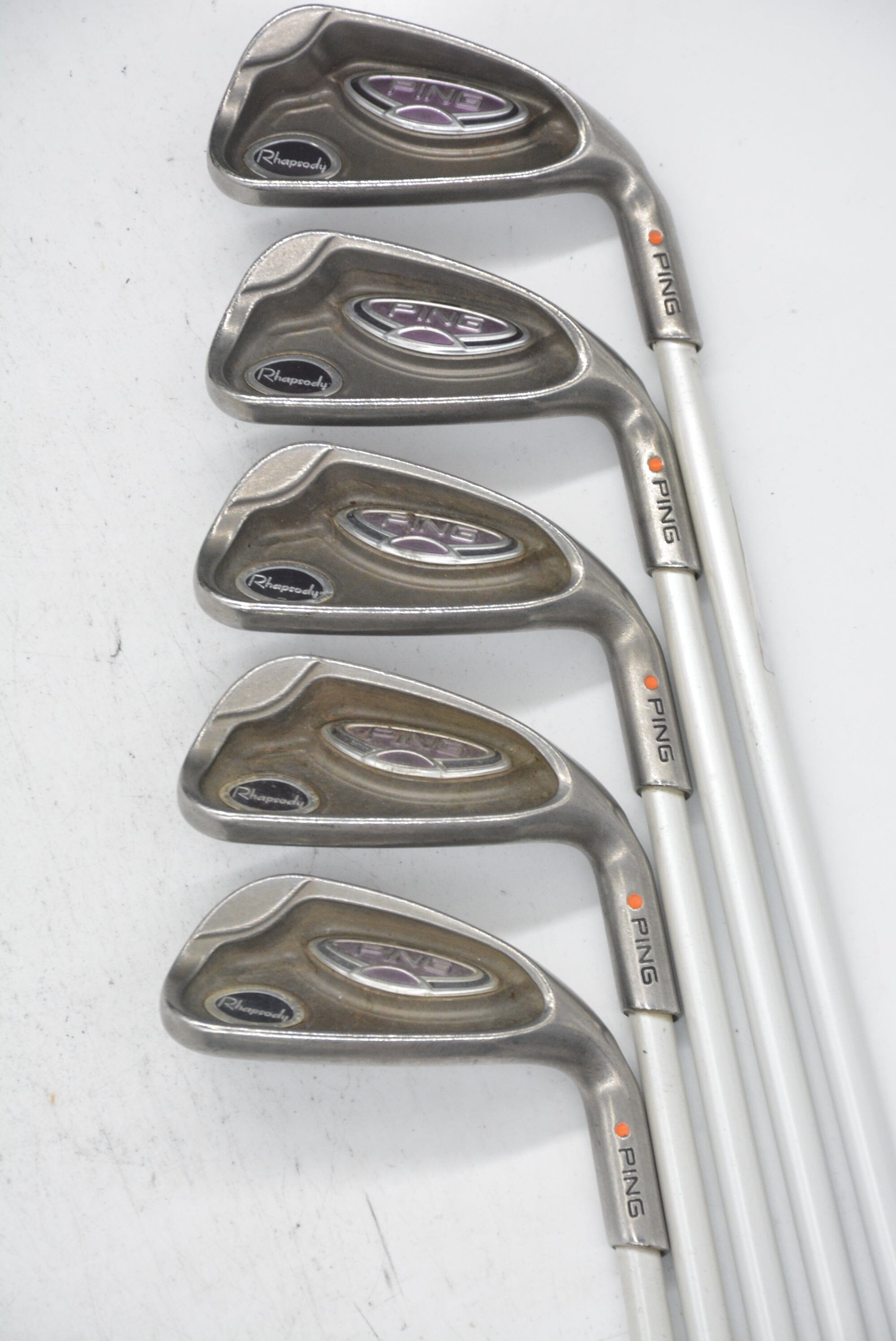 Women's Ping Rhapsody 6-PW Iron Set W Flex -0.25" Golf Clubs GolfRoots 