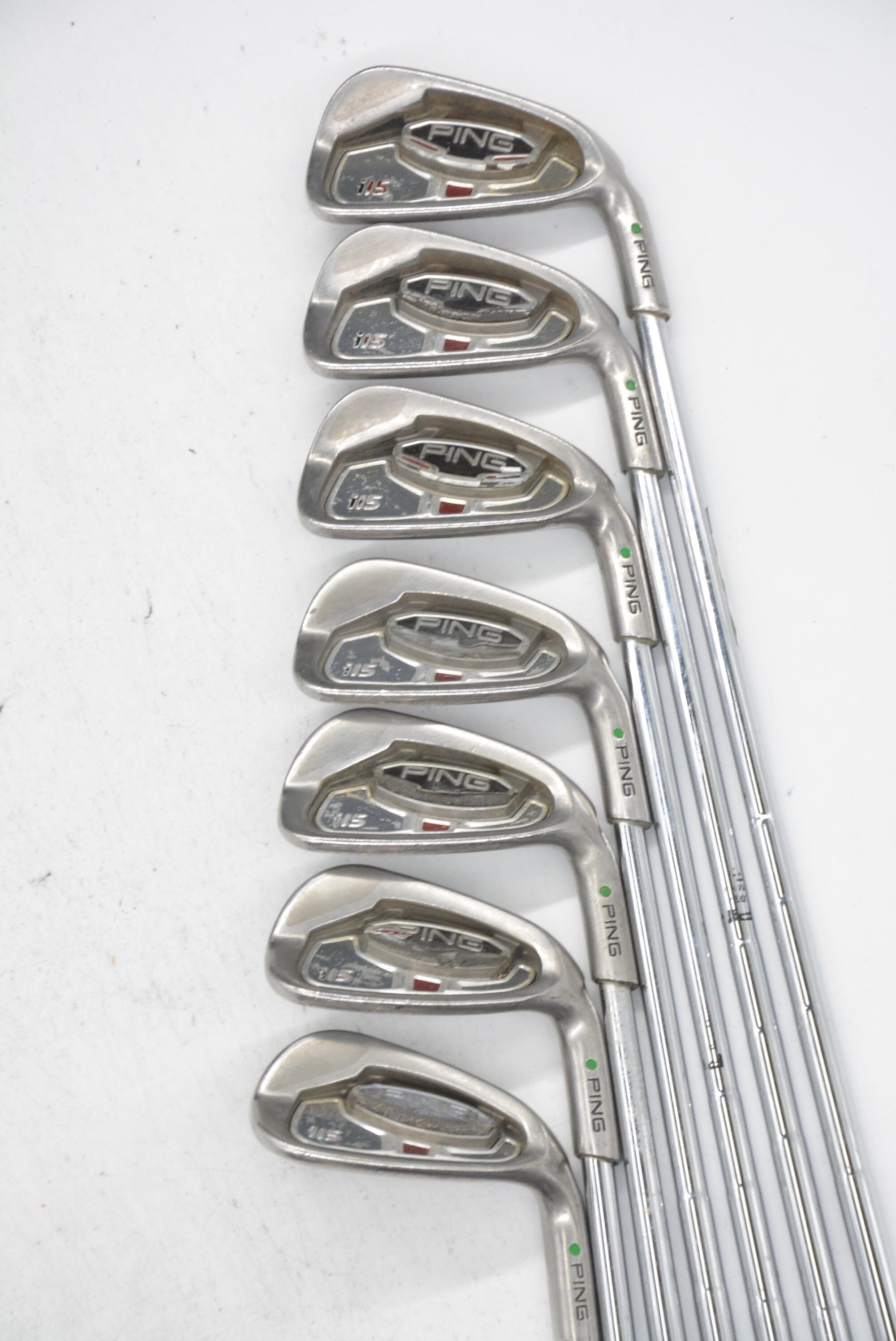 Ping I15 4-6, 8-AW Iron Set S Flex -0.75" Golf Clubs GolfRoots 