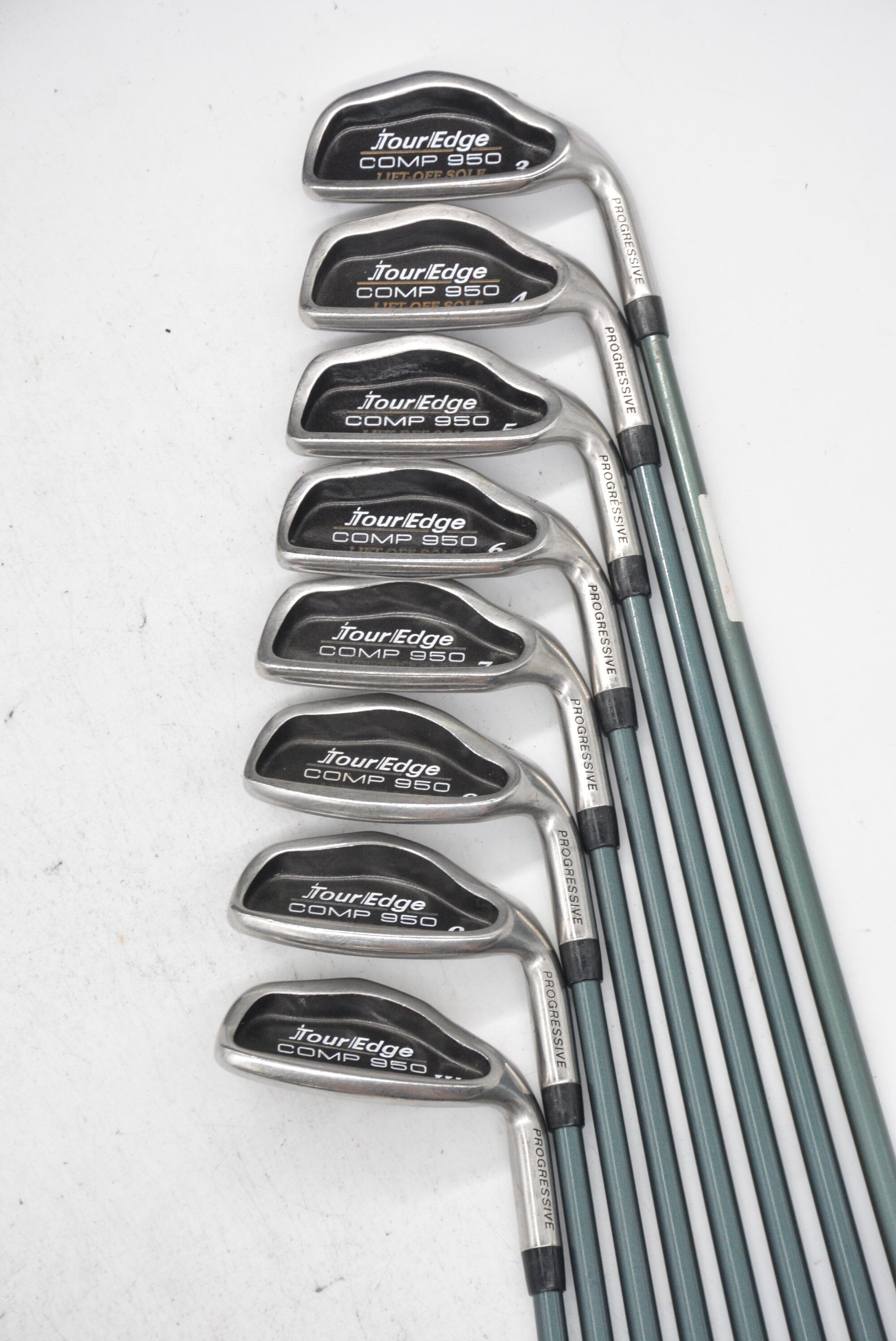 Tour Edge Comp 950 3-PW Iron Set R Flex -0.25" Golf Clubs GolfRoots 