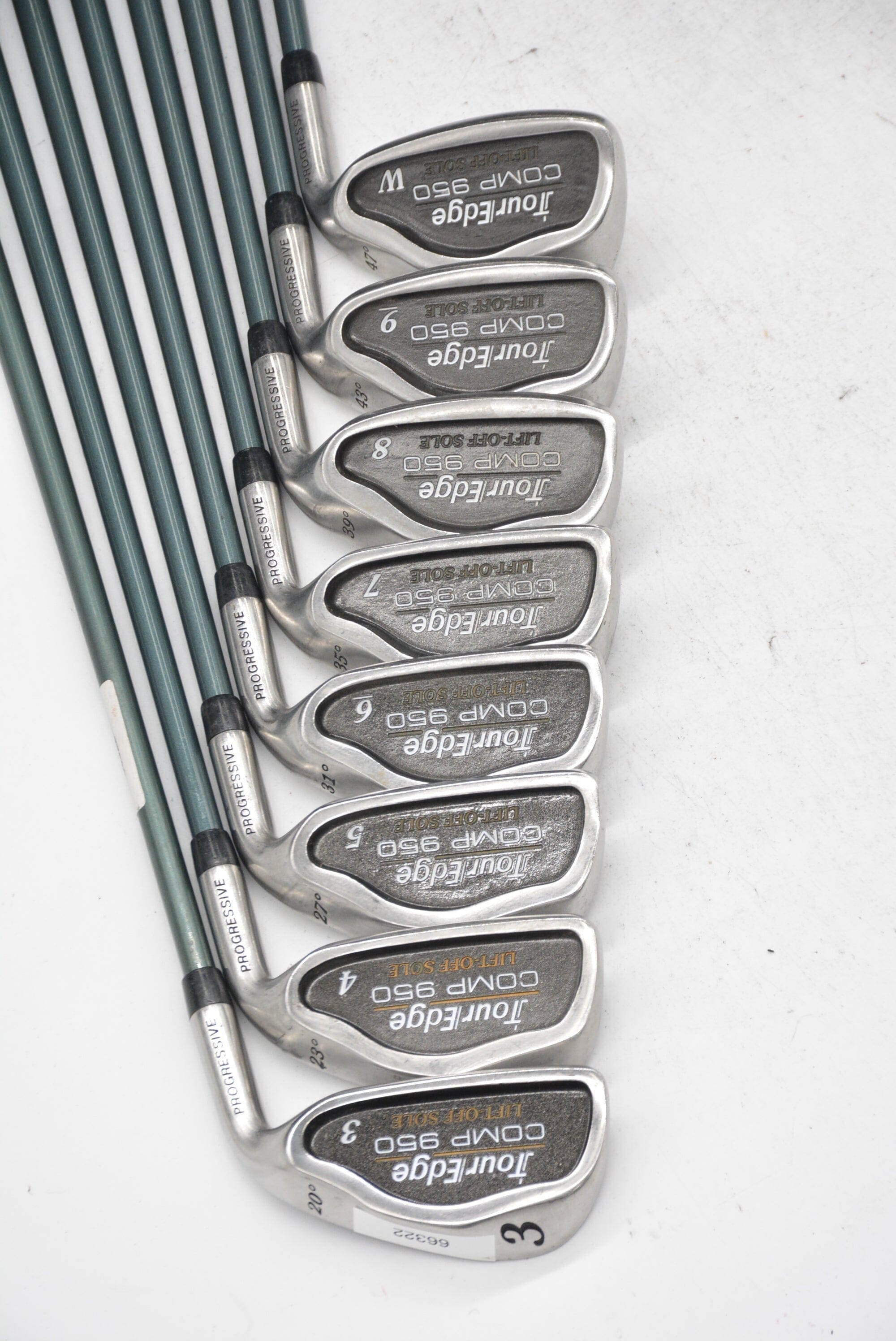 Tour Edge Comp 950 3-PW Iron Set R Flex -0.25" Golf Clubs GolfRoots 