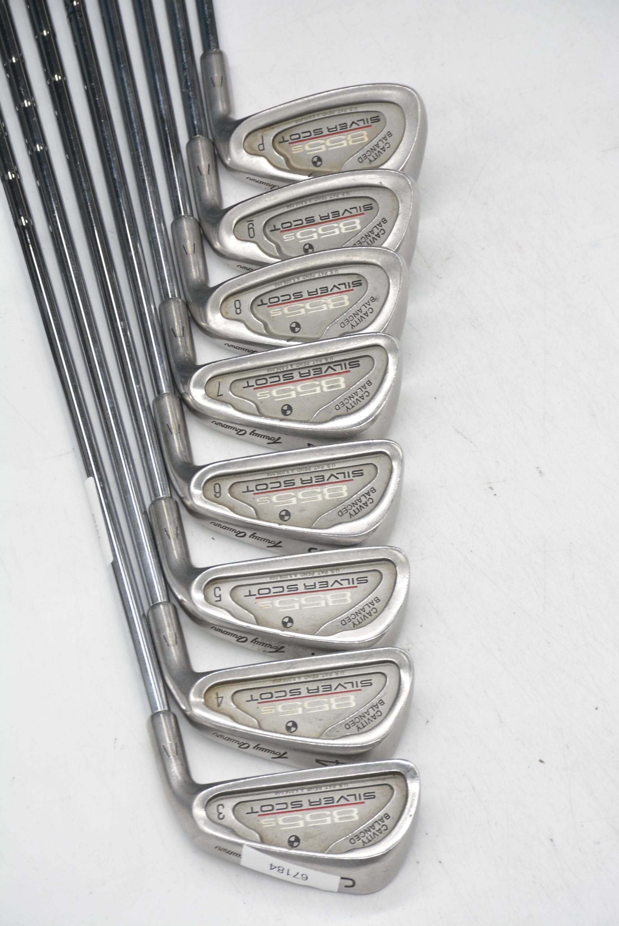 Tommy Armour 855S Silver Scot 3-PW Iron Set R Flex Std Length Golf Clubs GolfRoots 