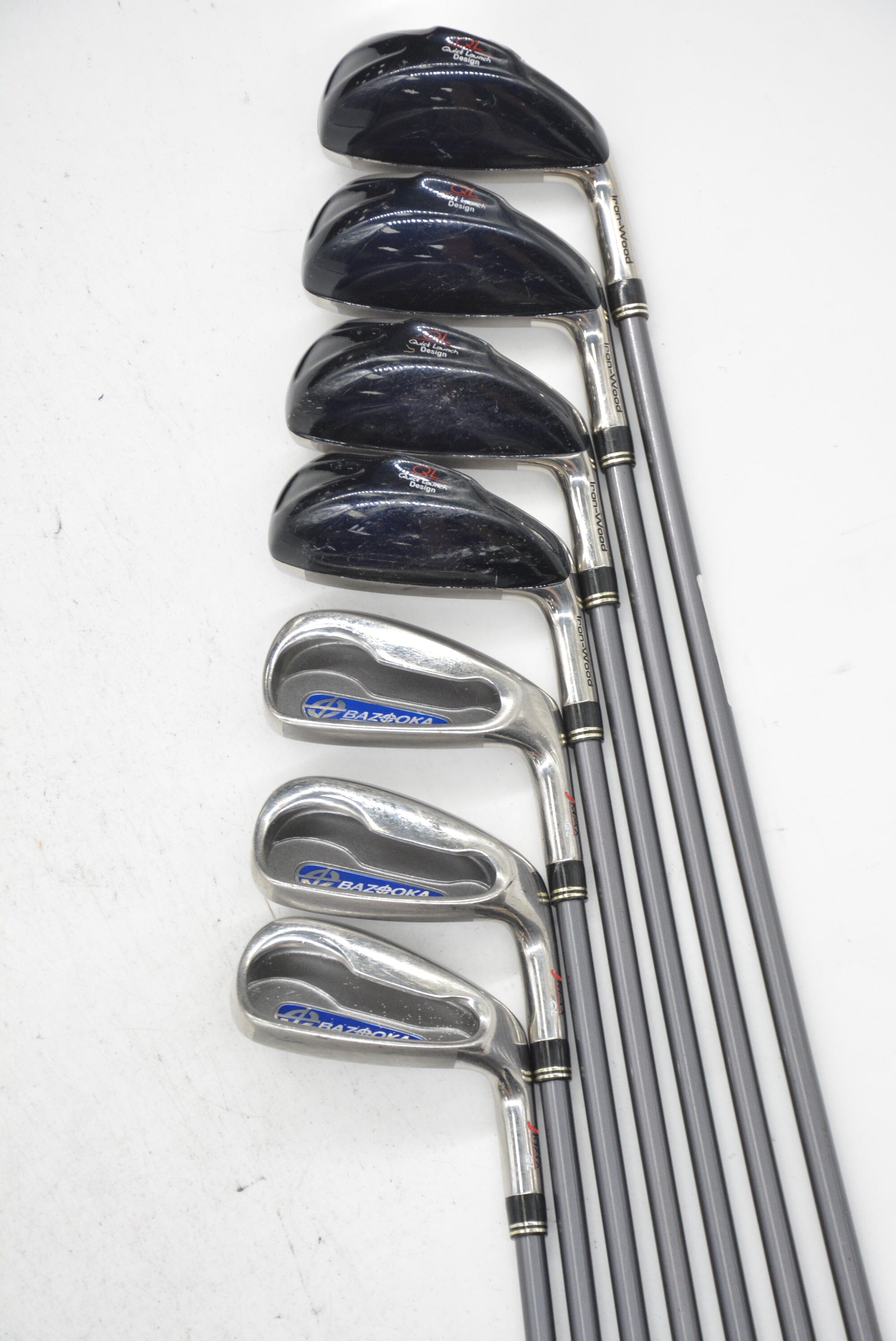 Tour Edge Bazooka JMAX Ql 3H-6H, 7-9 Iron Set SR Flex -0.5" Golf Clubs GolfRoots 