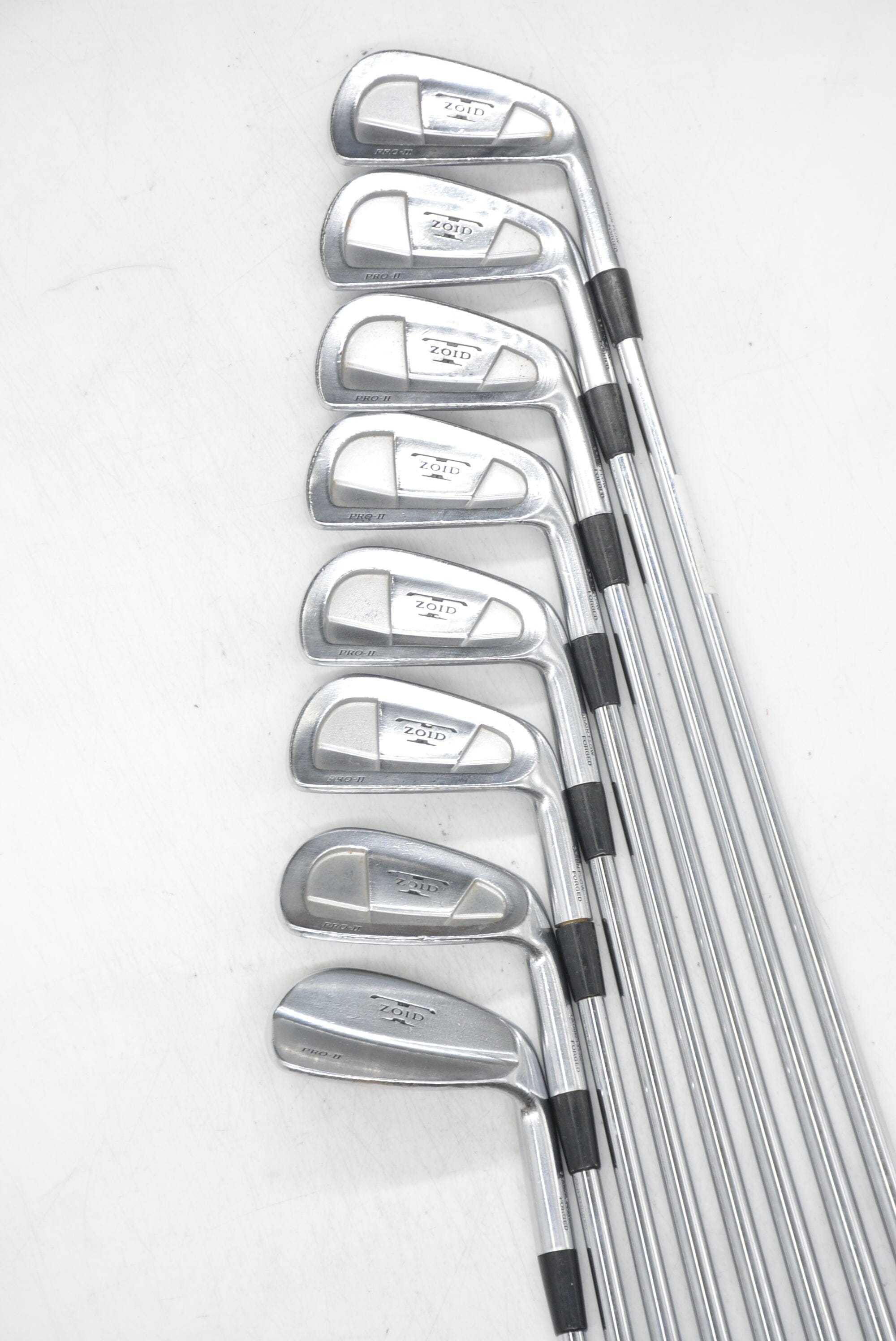 Mizuno T-Zoid Pro Forged 2-7, 9-PW Iron Set S Flex +0.25" Golf Clubs GolfRoots 