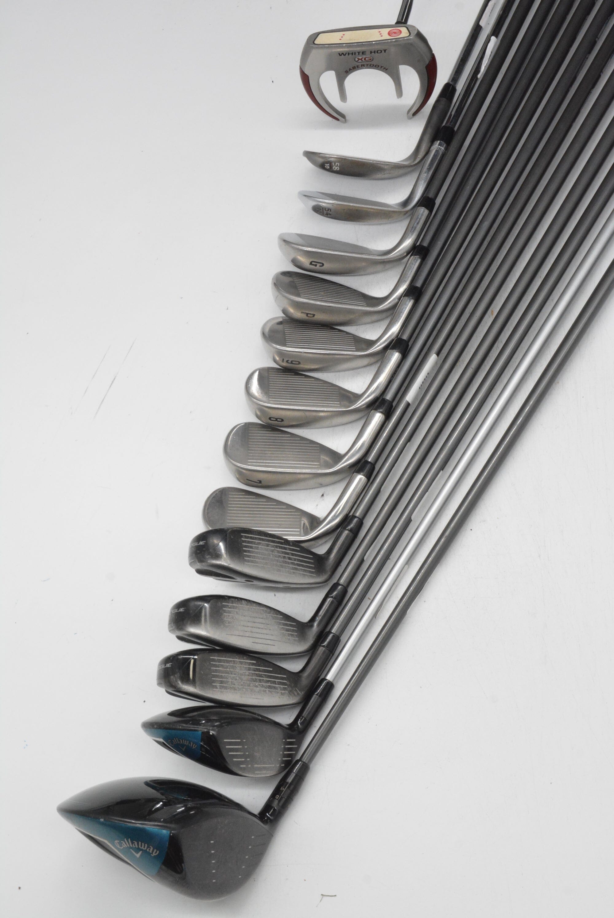 Callaway Rogue X Mixed Full Set R Flex -0.5" Golf Clubs GolfRoots 
