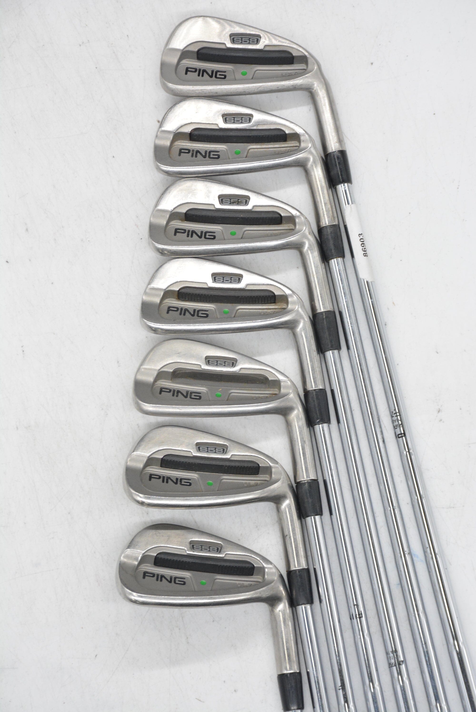 Ping S58 3-9 Iron Set S Flex +1" Golf Clubs GolfRoots 