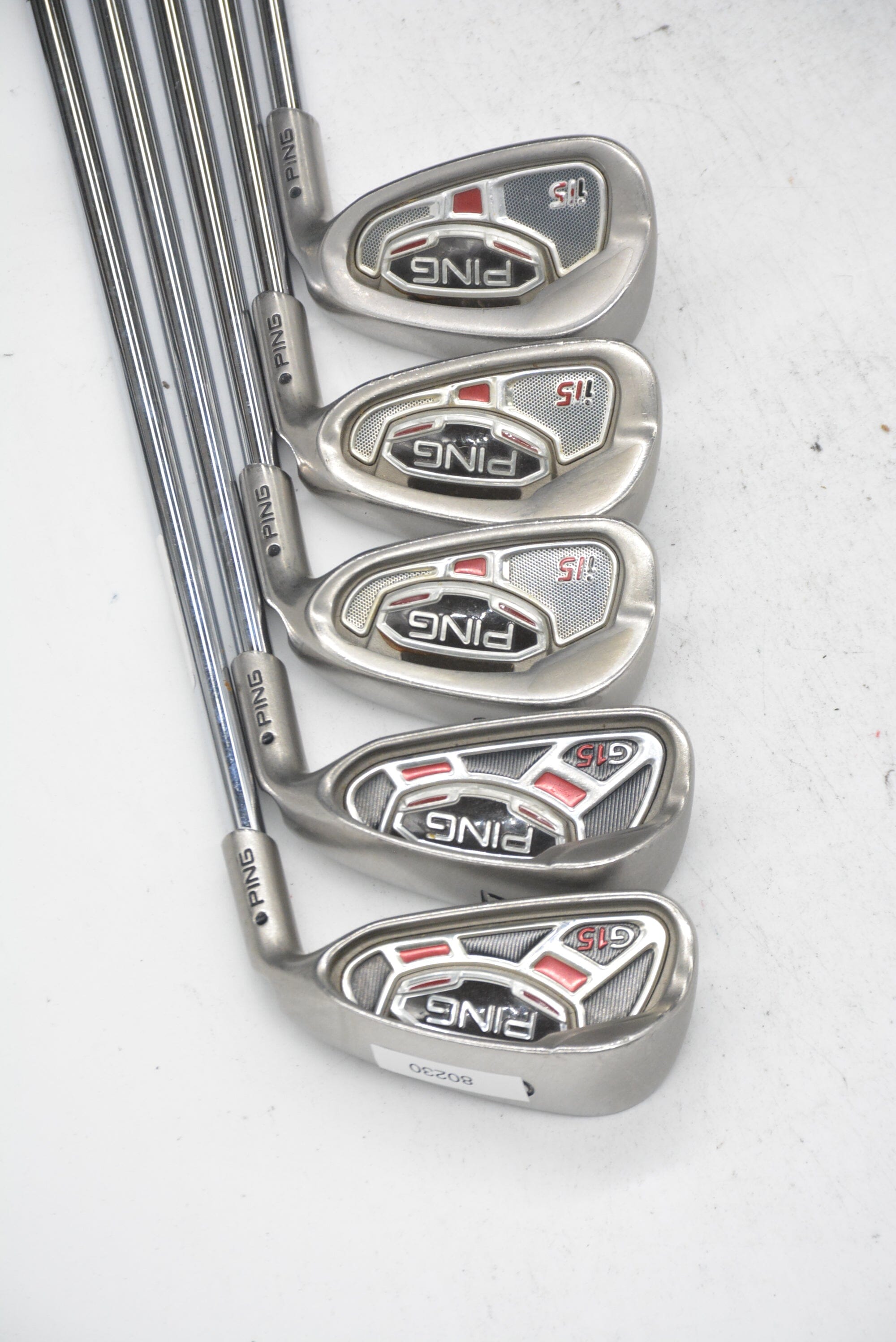 Ping G15/i15 Combo 6-PW Iron Set R Flex -0.25" Golf Clubs GolfRoots 