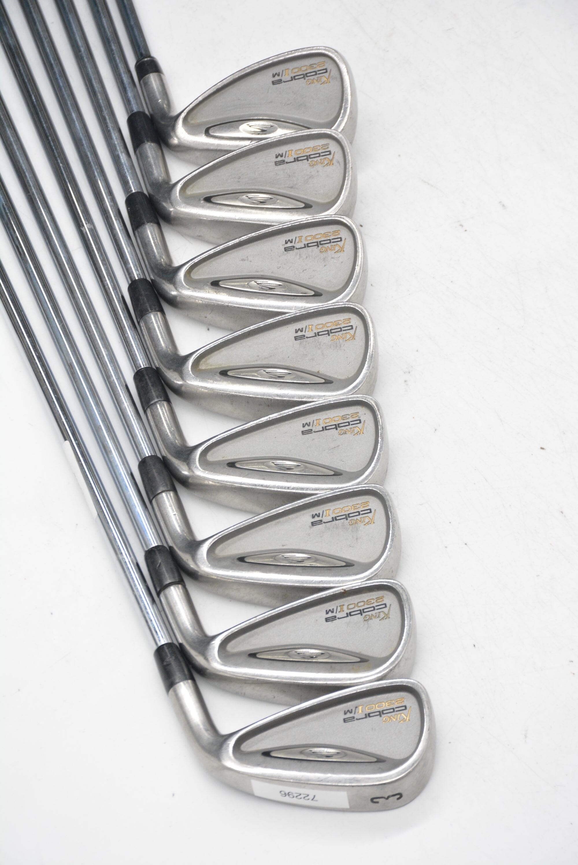 Cobra 2300 I/M 3-PW Iron Set R Flex -0.25" Golf Clubs GolfRoots 