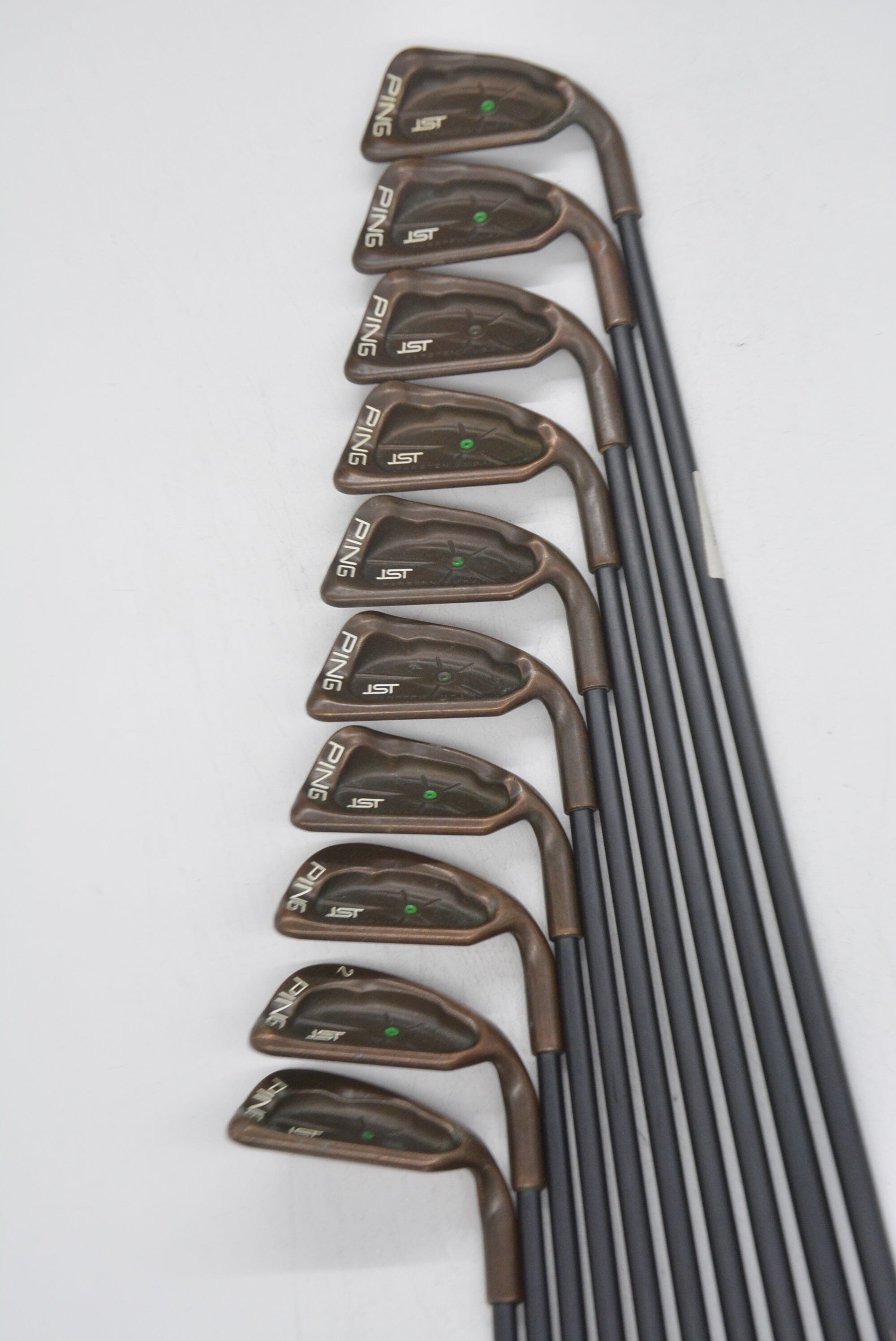 Ping ISI Beryllium Copper 3-PW, SW-LW Iron Set S Flex -0.5" Golf Clubs GolfRoots 