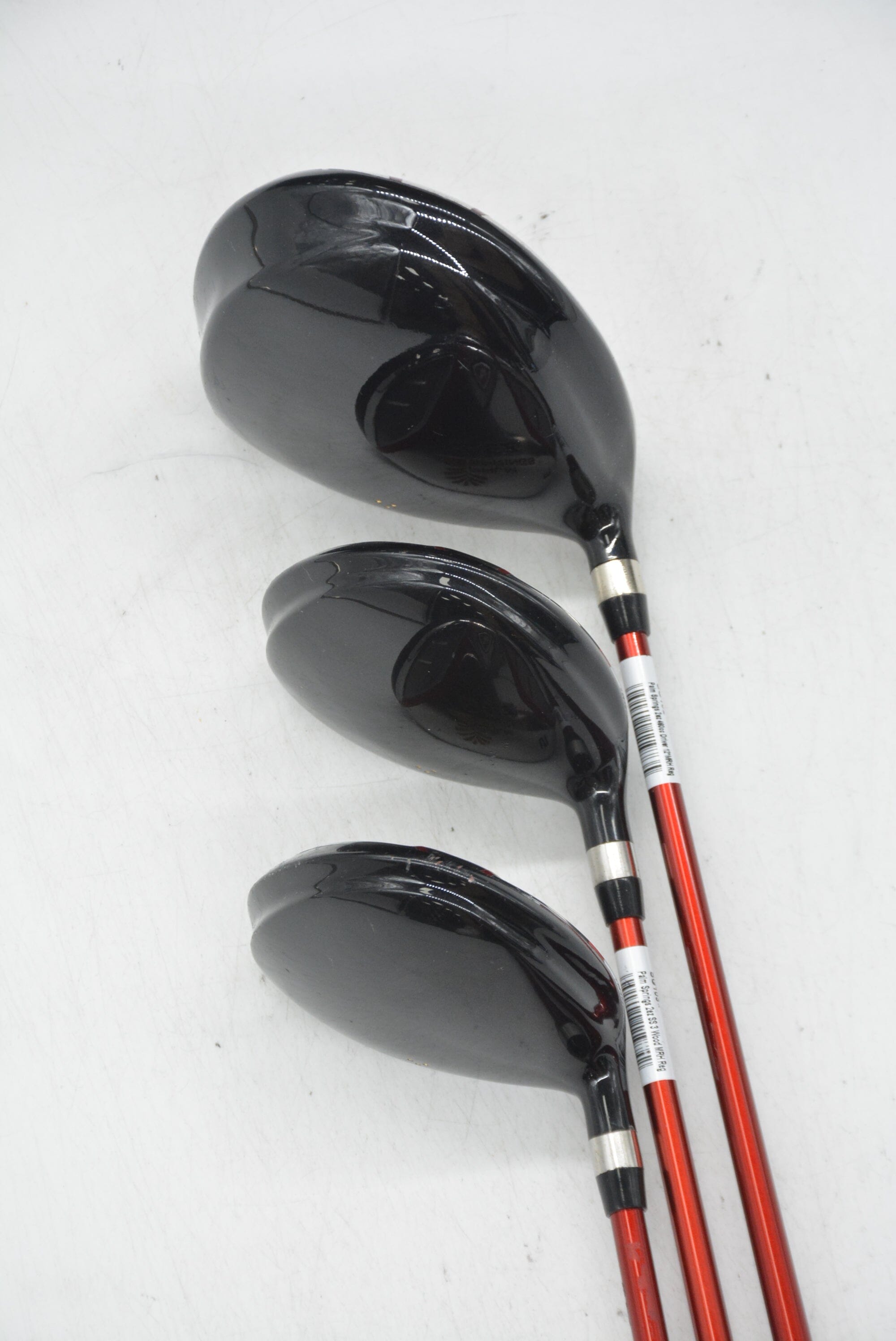 Palm Springs 2 EZ D, 3W, 5W Wood Set R Flex Golf Clubs GolfRoots 