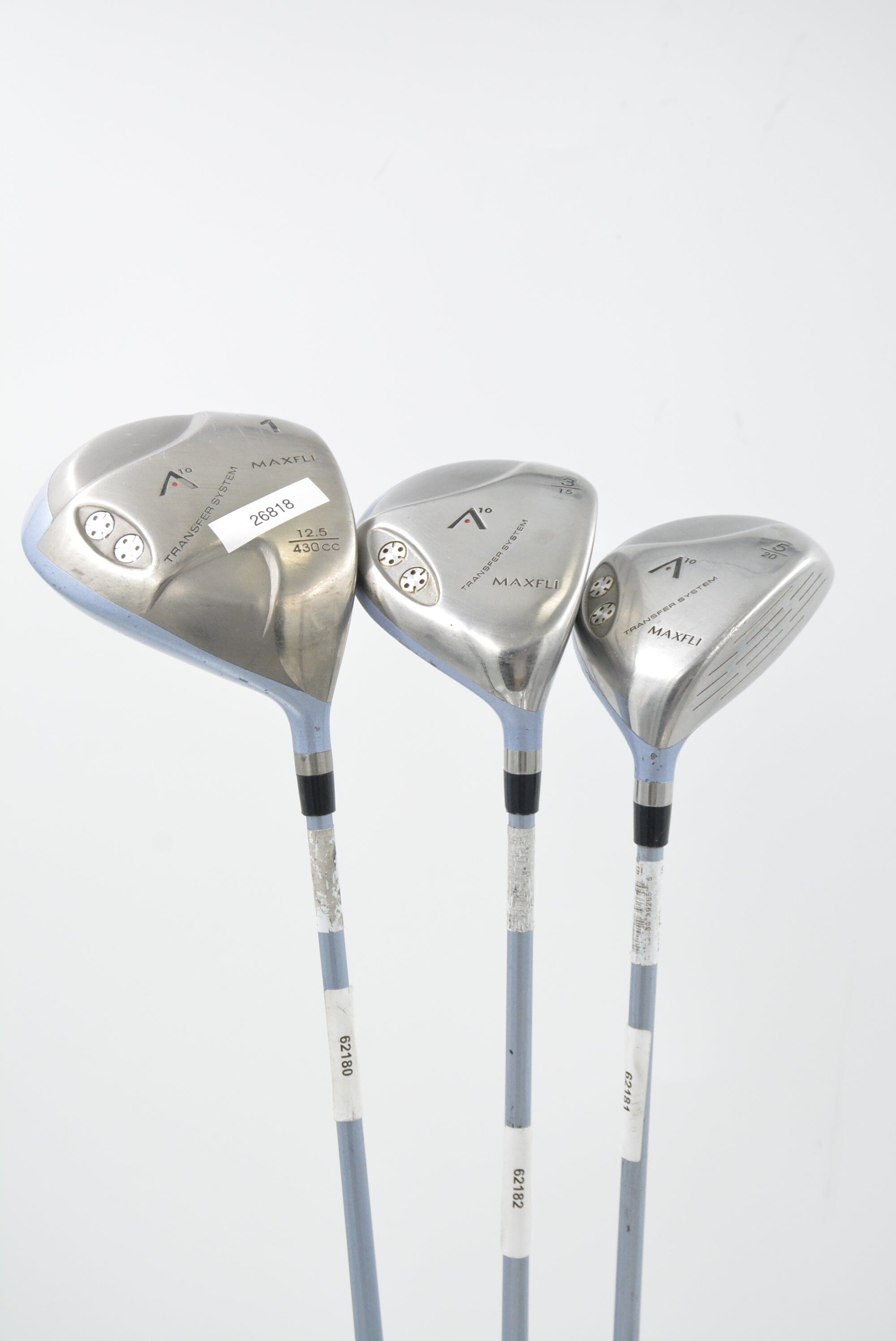 Women's MaxFli A10 D, 3W, 5W Wood Set W Flex Golf Clubs GolfRoots 