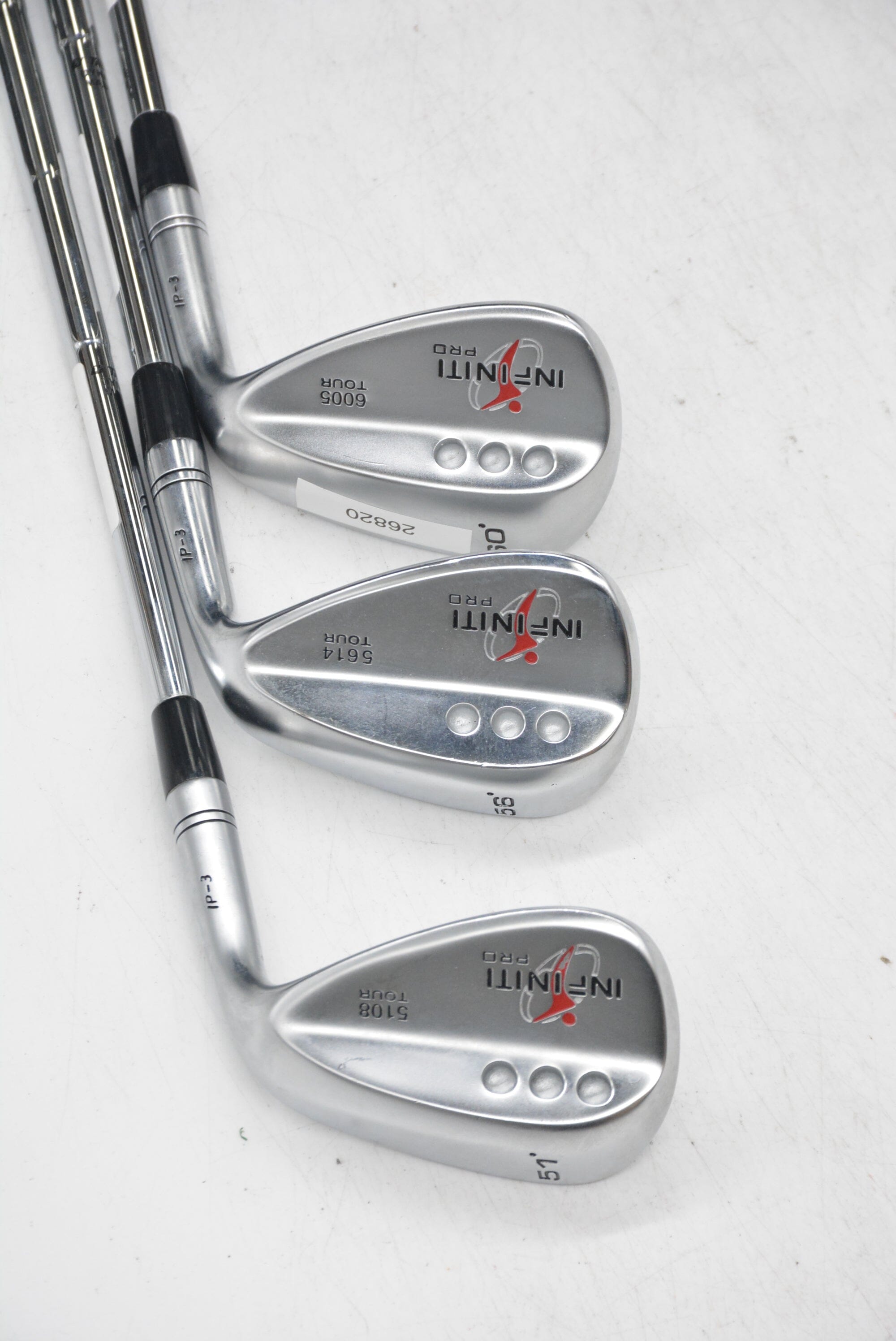 Infiniti Tour Pro 51, 56, 60 Degree Wedge Set S Flex Golf Clubs GolfRoots 