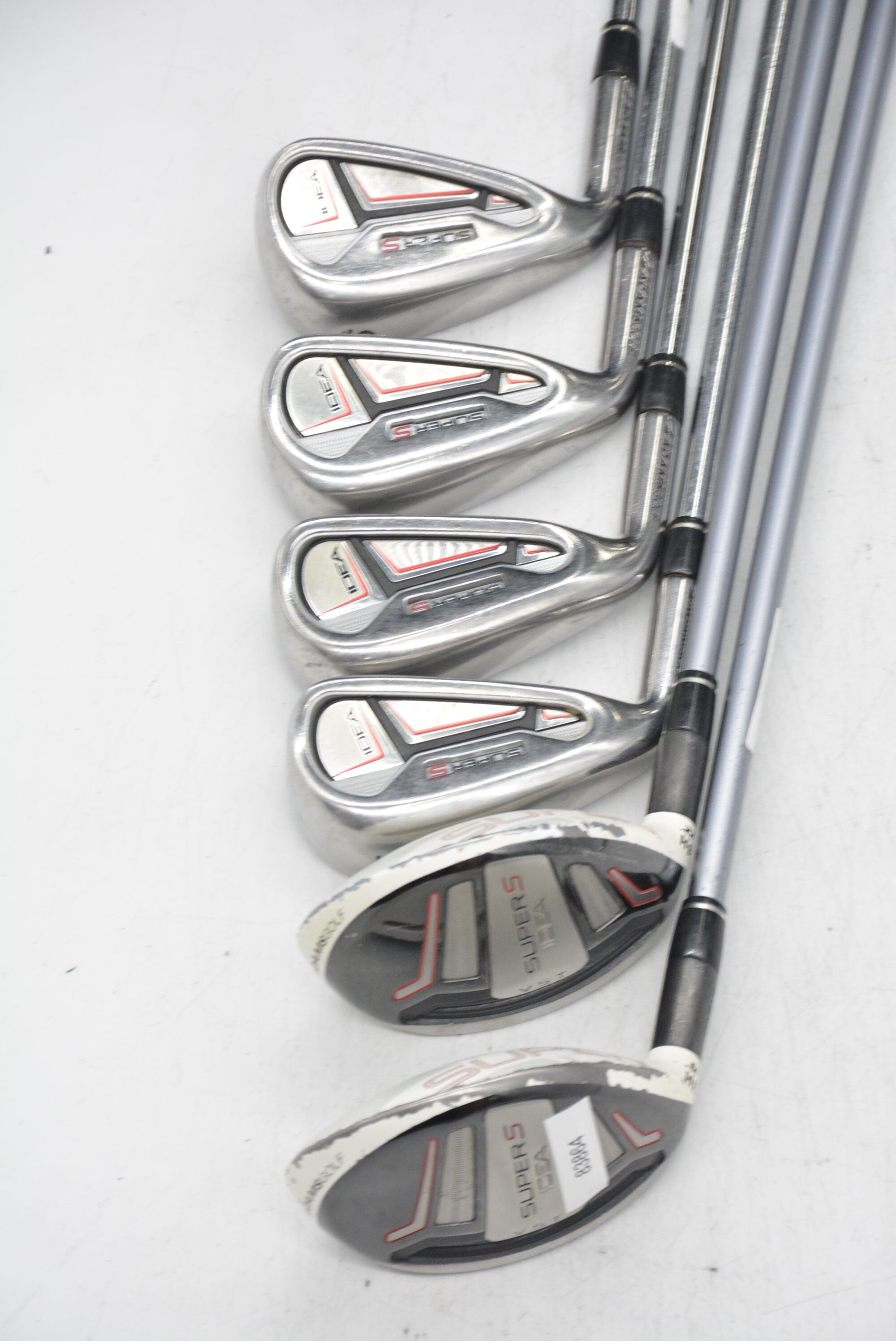 Lefty Adams Idea Super S 3H, 4H, 5-6, 8-9 Iron Set R Flex +0.75" Golf Clubs GolfRoots 