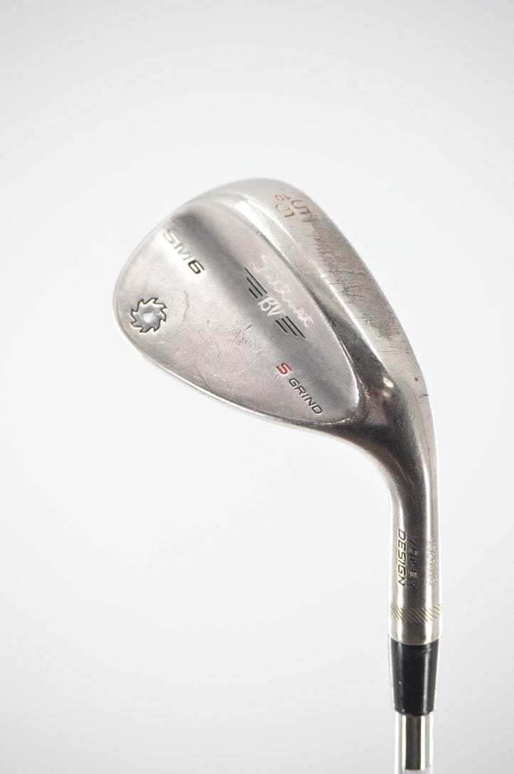 Titleist Vokey SM6 Steel Gray S Grind 56 Degree Wedge Wedge Flex Golf Clubs GolfRoots 