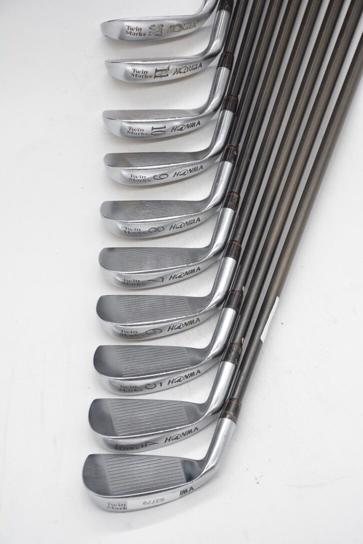 Honma Twin Marks Memorial-2000-alpha 3-SW Iron Set R Flex +0.25" Golf Clubs GolfRoots 