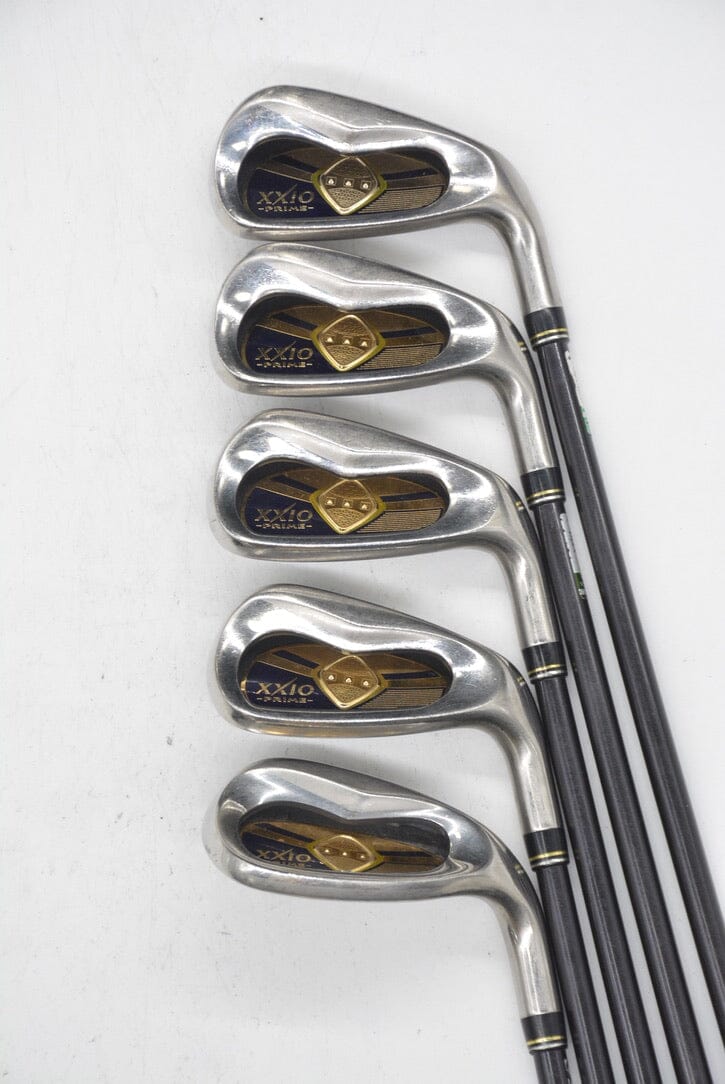 XXIO Prime 9 6-9,SW Iron Set R Flex -0.25" Golf Clubs GolfRoots 