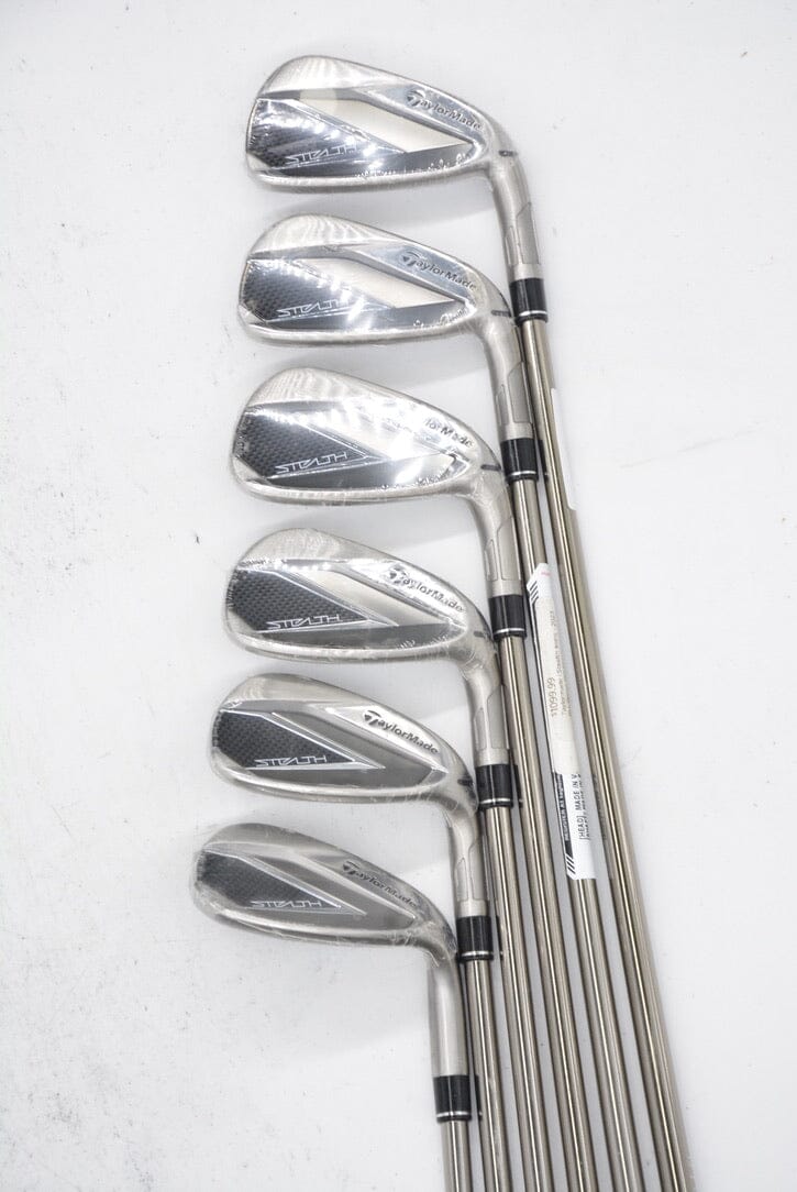 NEW Women's TaylorMade Stealth 6-PW, SW Iron Set W Flex +0.5" Golf Clubs GolfRoots 