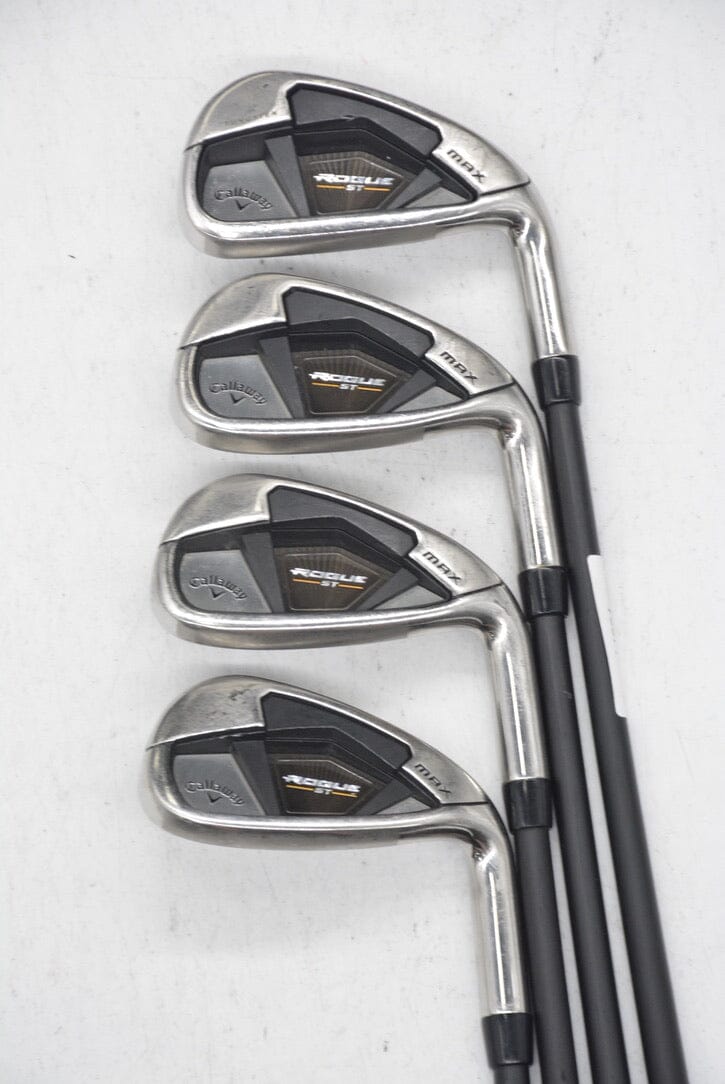 Callaway Rogue ST Max 7-PW Iron Set R Flex -0.75" Golf Clubs GolfRoots 