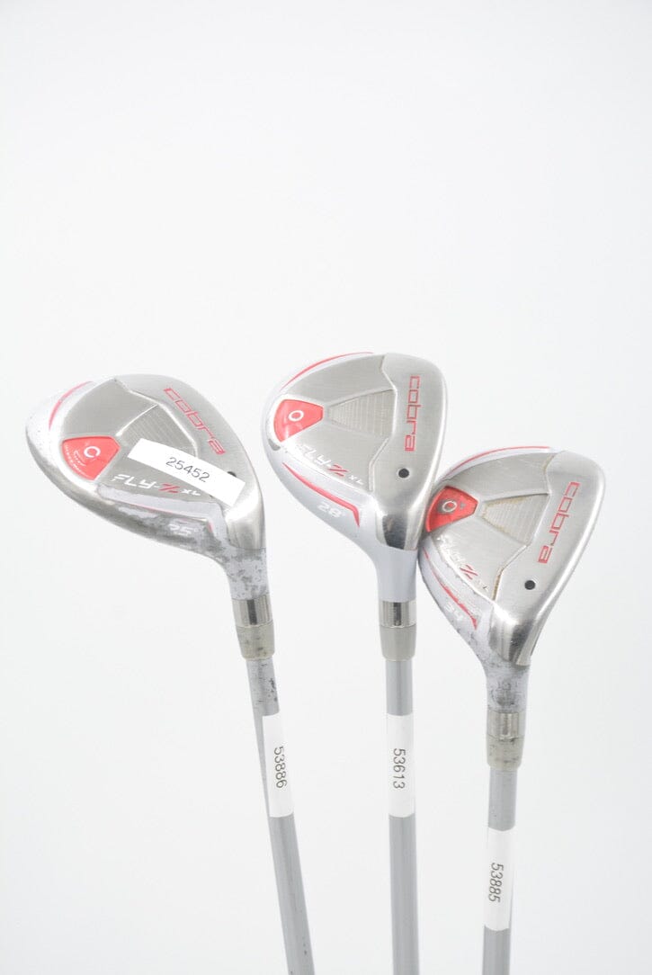 Women's Cobra Fly-Z XL 4H, 5H, 7H Hybrid Set W Flex Golf Clubs GolfRoots 